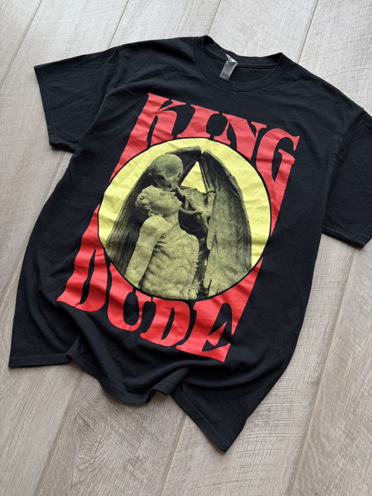 Band Tees King Dude Neofolk Gothic Punk Band T Shirt Size US L / EU 52-54 / 3 - 2 Thumbnail