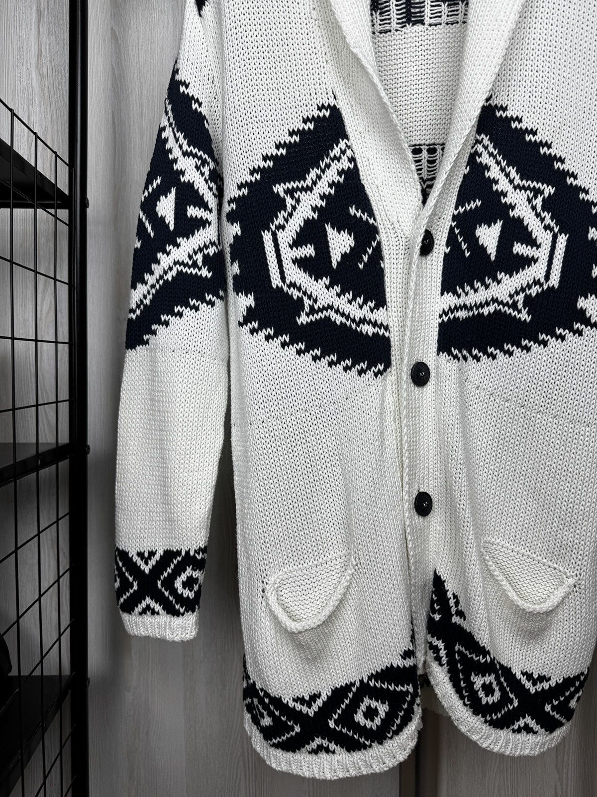 Altea Altea made for Care of Carl Aztec pattern knitted cardigan Size US L / EU 52-54 / 3 - 4 Thumbnail