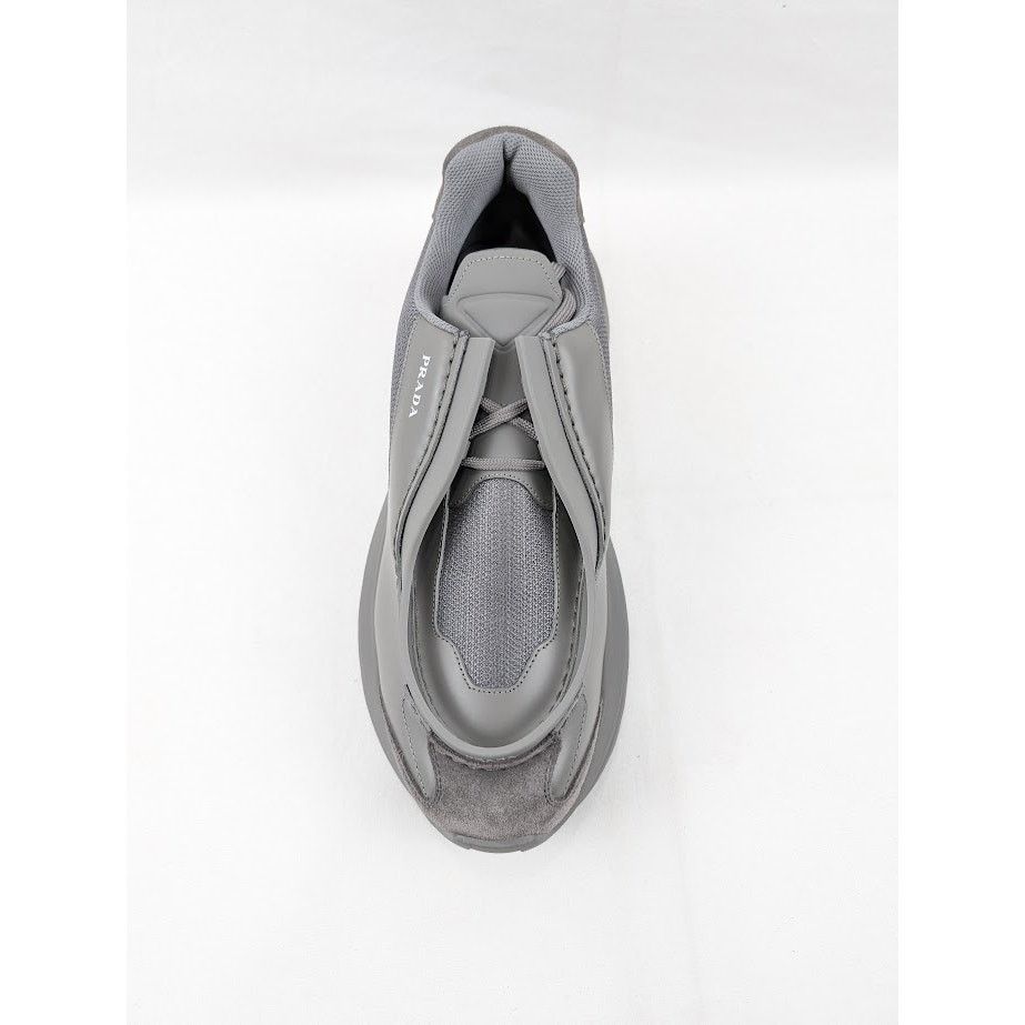 Prada o1rshd1 Spaz Rois Bike Sneakers in Marmo Size US 12 / EU 45 - 6 Thumbnail