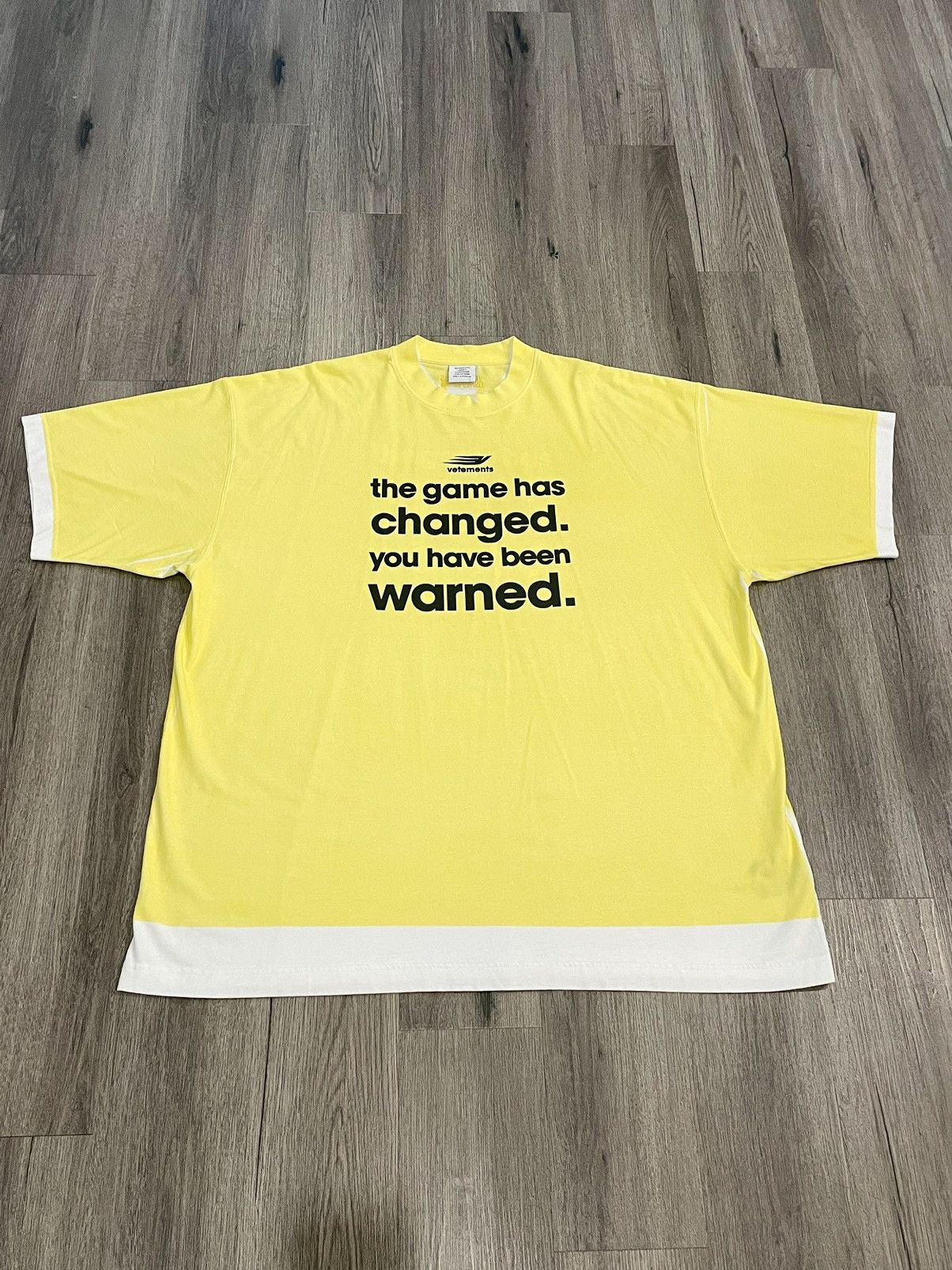 Vetements VETEMENTS 👾⚡️Yellow Game Changing T-shirt *LIMITED EDITION* Size US M / EU 48-50 / 2 - 2 Thumbnail
