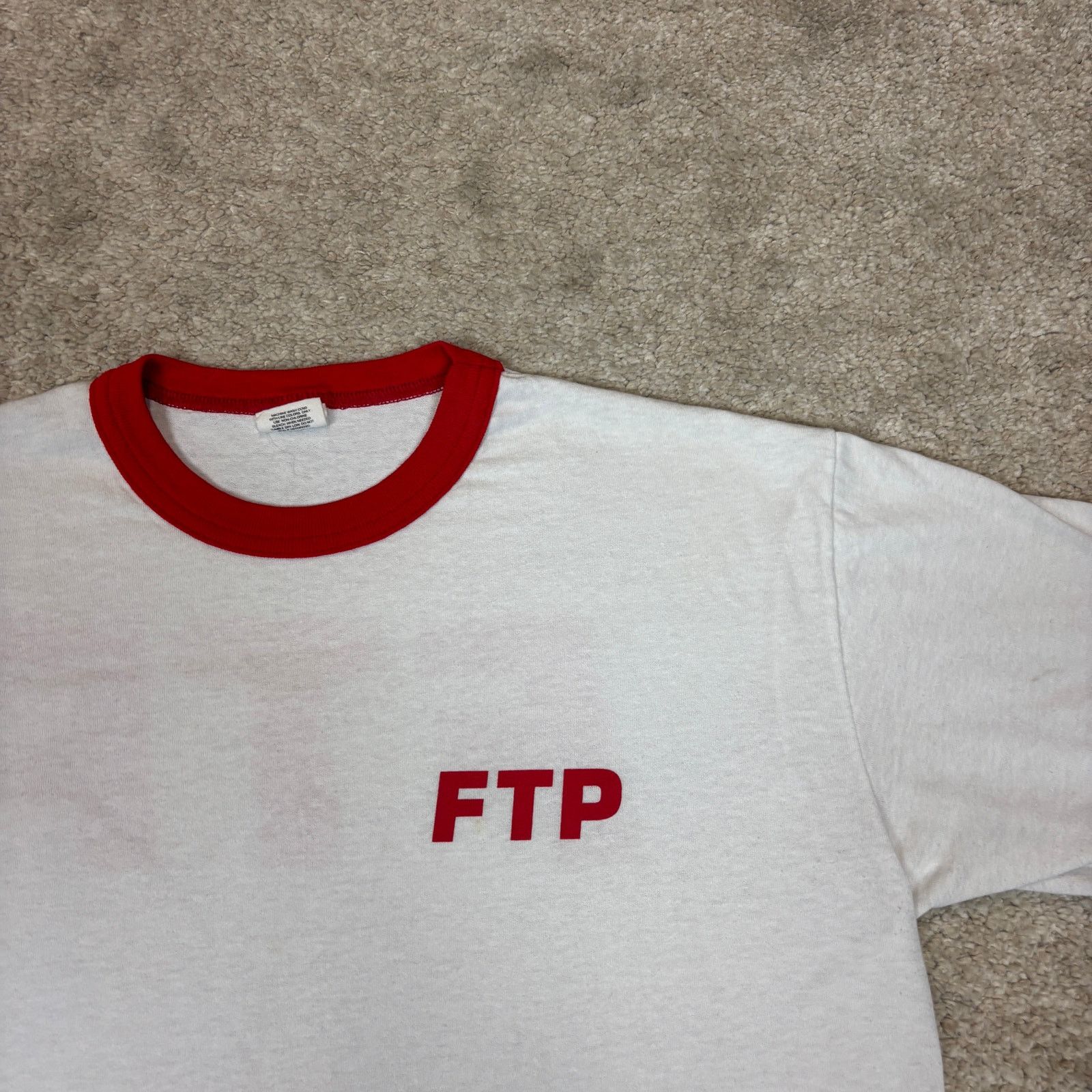 Fuck The Population FTP F*ck the Population Logo Ringer Tee Shirt Men's Large Size US L / EU 52-54 / 3 - 3 Thumbnail