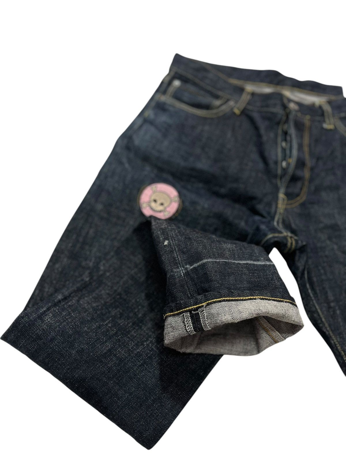 FUCT × Japanese Brand × SSDD SSDD BY FUCT JAPANESE BRAND NON SELVEDGE JEANS Size US 34 / EU 50 - 5 Thumbnail