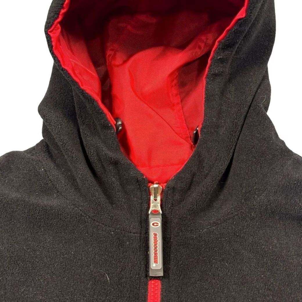 Vintage VINTAGE Huskers Jacket Mens Large Nebraska Water Repellant Lined Fleece Heavyweight Coat Colosseum Athletics Ski Jacket Black 90s University Mens Size US L / EU 52-54 / 3 - 6 Thumbnail