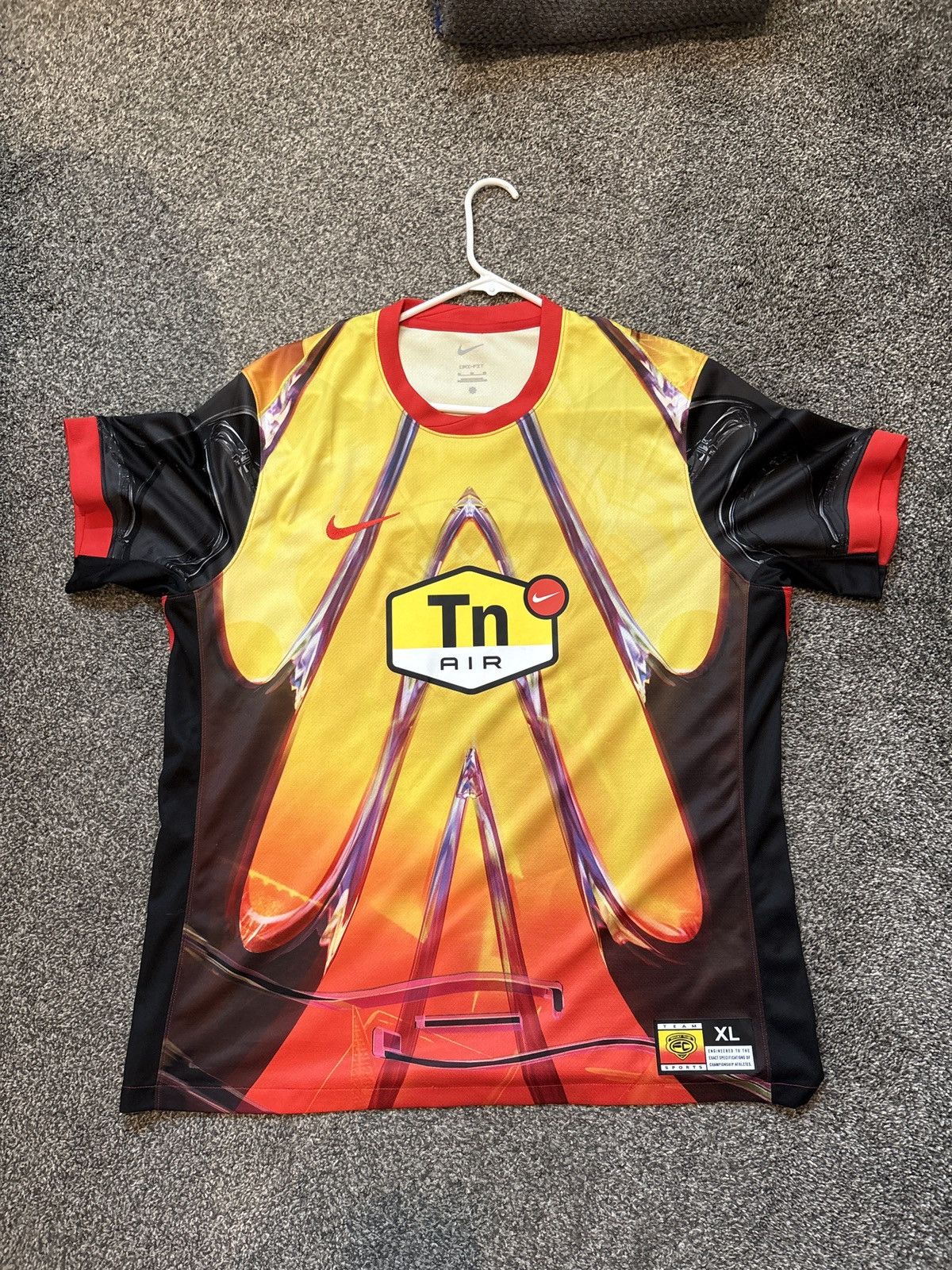 Nike Nike Dri Fit Tuned Air Soccer Jersey Size US XL / EU 56 / 4 - 1 Thumbnail