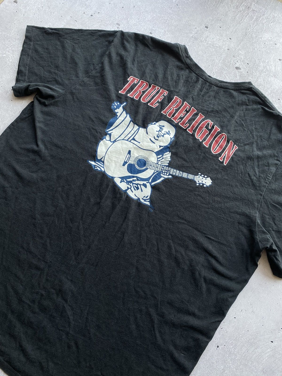 True Religion × Vintage ☠️Vintage True Religion Big Logo T shirt Rare Y2K Retro hype Size US XL / EU 56 / 4 - 3 Thumbnail