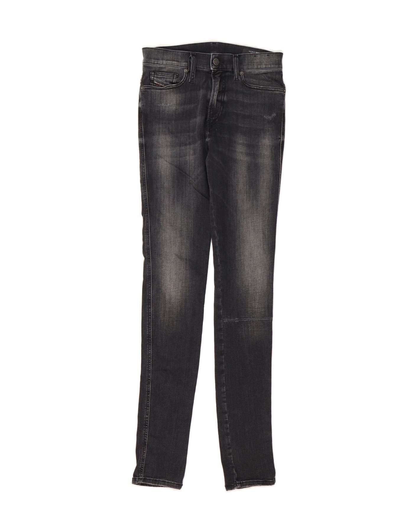 Diesel Womens D-Istort Skinny Jeans W27 L32 Grey Cotton Size 42" / US 20 - 1 Thumbnail