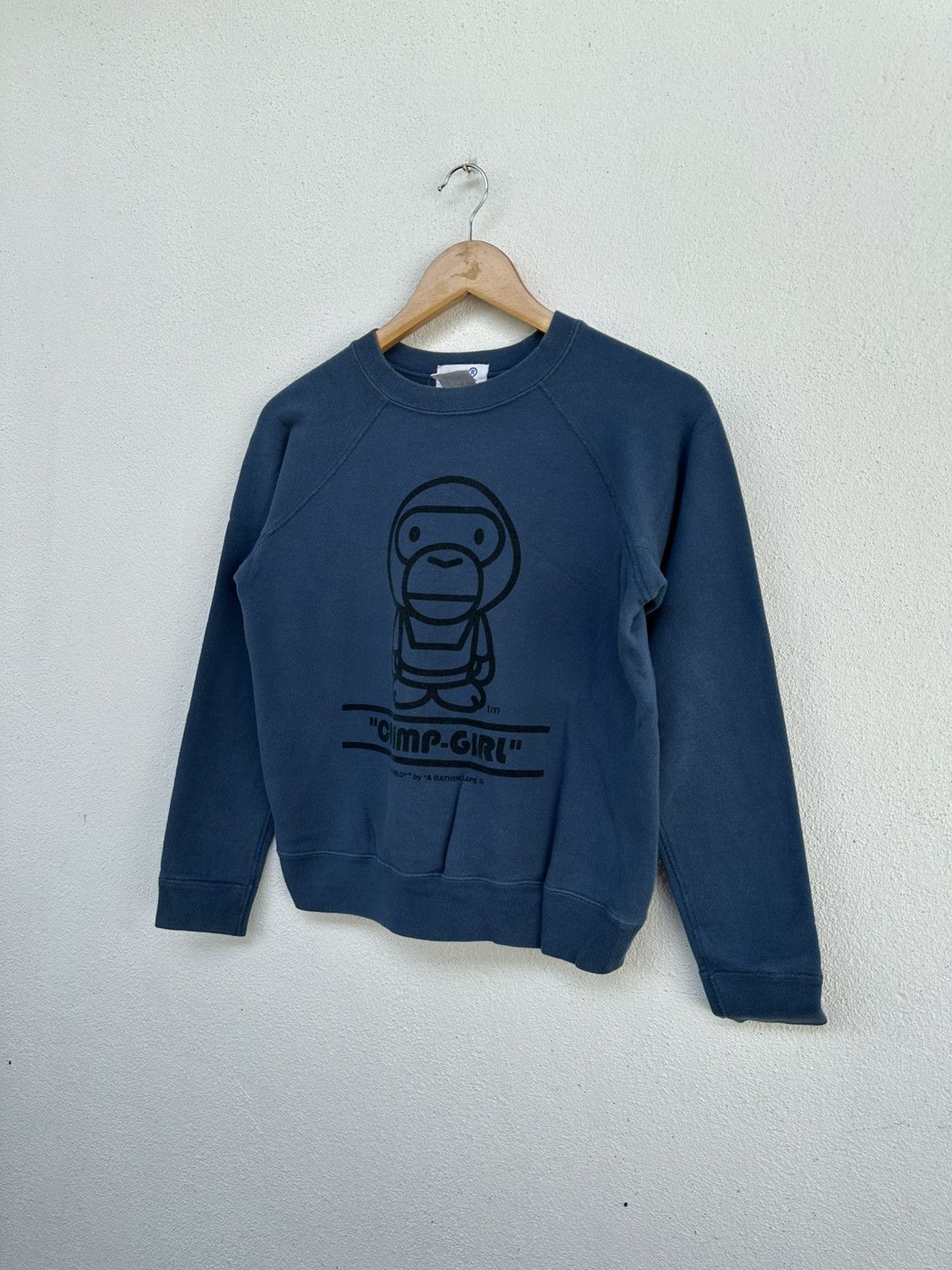 Bape × Vintage Vintage Baby Milo by A Bathing Ape Sweatshirt Size M / US 6-8 / IT 42-44 - 2 Thumbnail