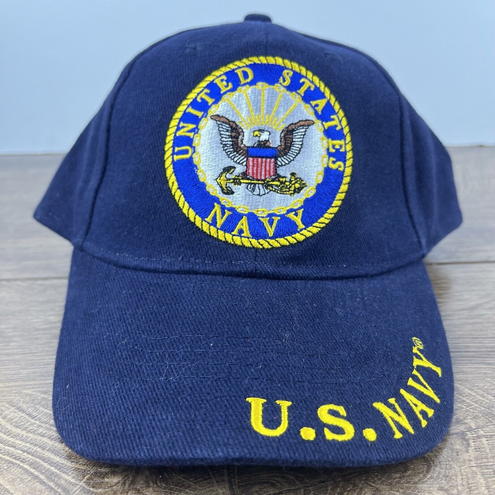 Other US Navy Hat United States Navy Hat Blue Cap Adjustable Blue Size ONE SIZE - 1 Thumbnail