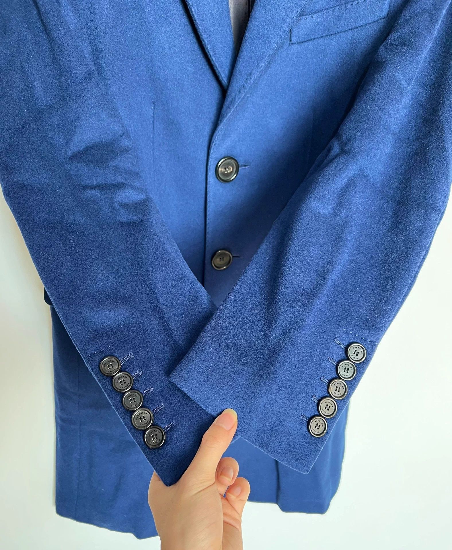 Burberry Burberry Blue Wool Cashmere Chester Coat 48 Size US M / EU 48-50 / 2 - 3 Thumbnail