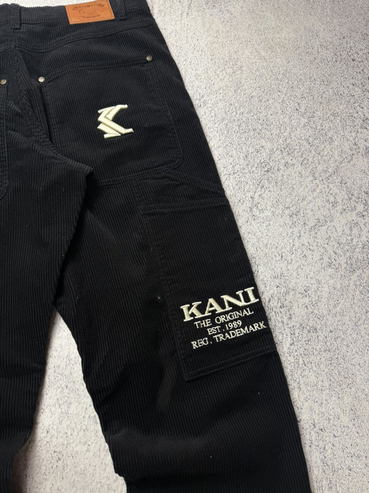 Karl Kani Vintage Karl Kani Velour Pants Rap Jeans Y2K Size US 32 / EU 48 - 4 Thumbnail