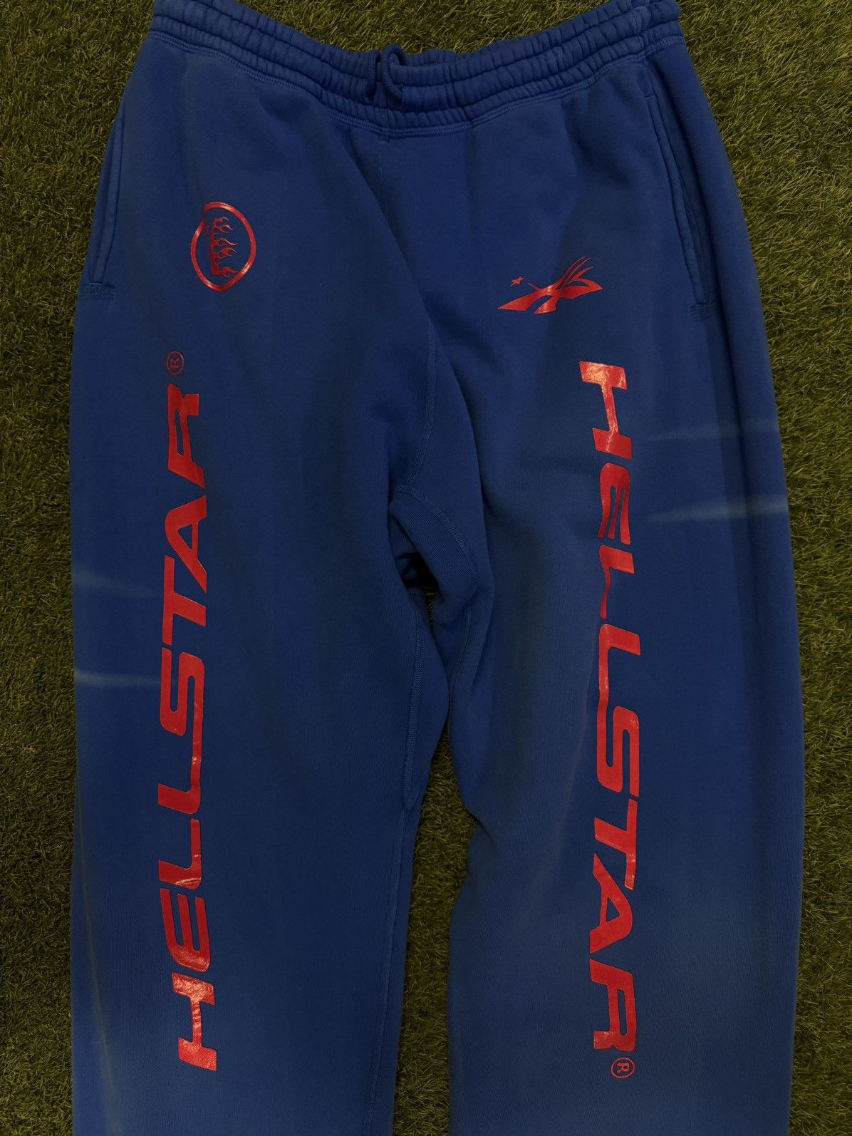 HELLSTAR Hellstar Blue Red Sweatpants Size XXL Brand New Size US 36 / EU 52 - 6 Thumbnail