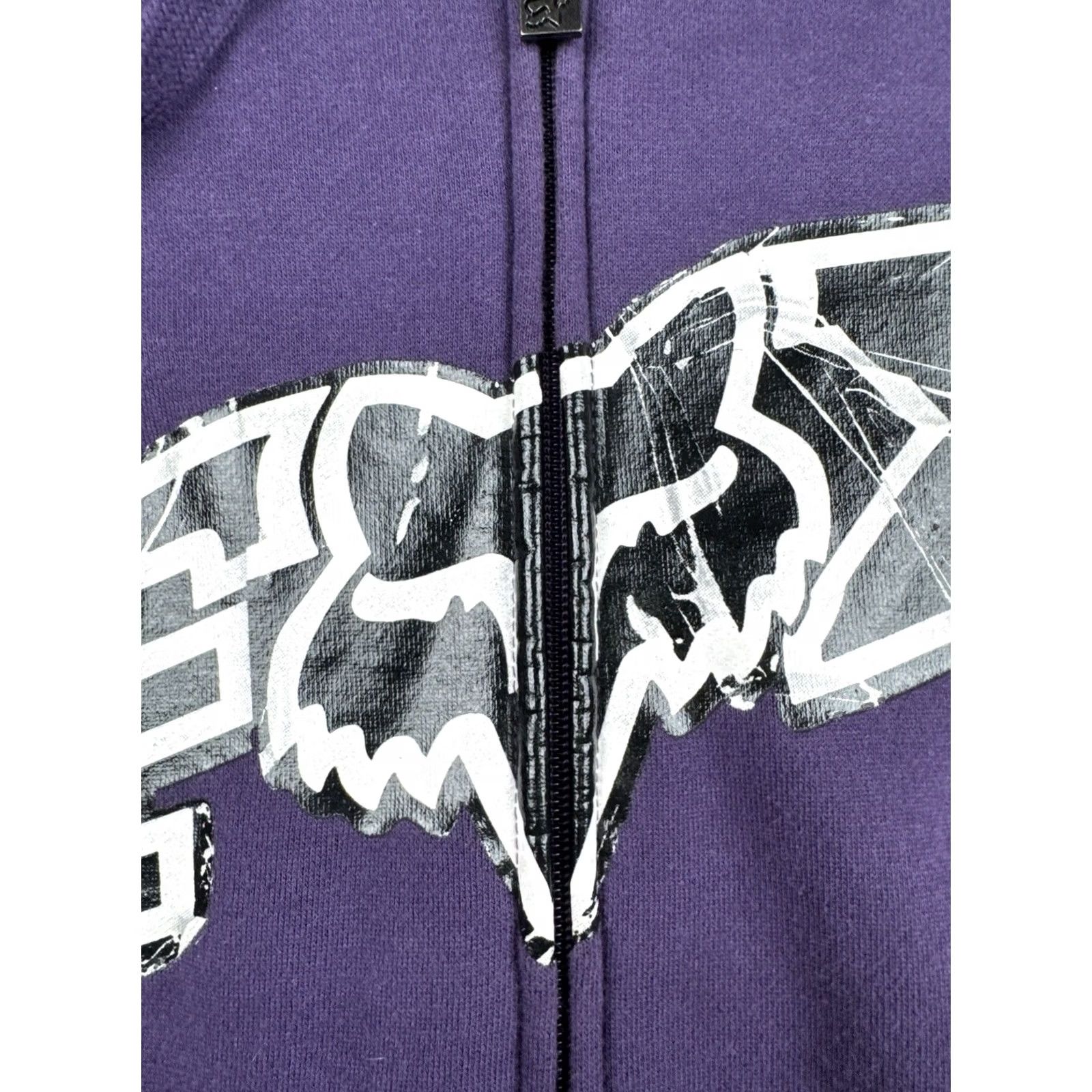 Fox Racing Fox Racing Hoodie Purple Big Logo Spell-Out Y2K Zip Size US S / EU 44-46 / 1 - 7 Thumbnail