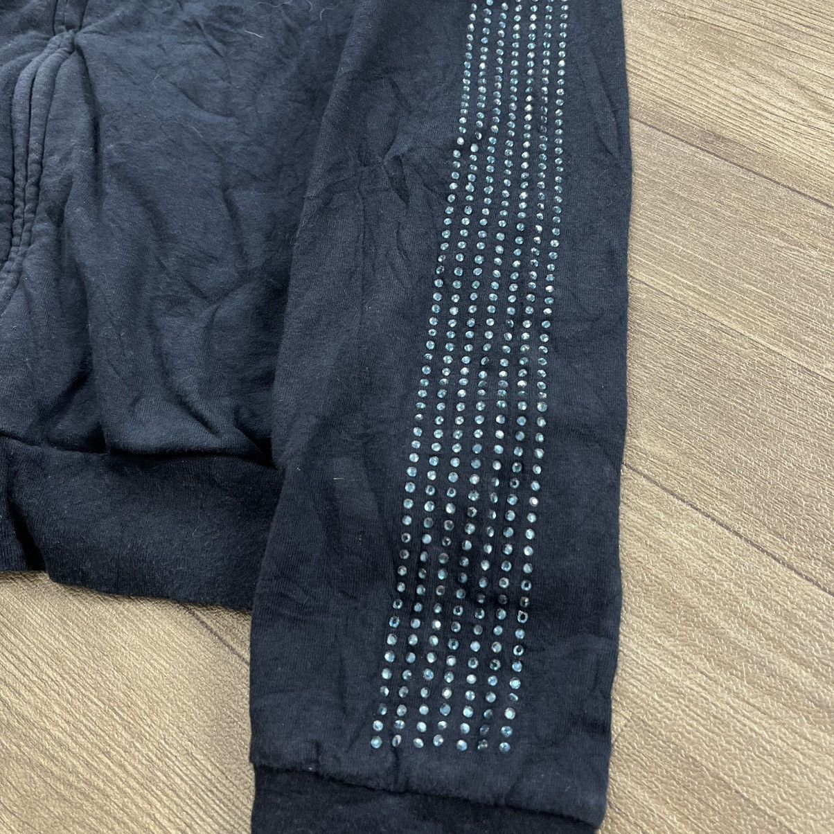 Emporio Armani 2000s Emporio Armani Glitter Zip Fur Hoodie Ifsix Lgb Style Size US L / EU 52-54 / 3 - 6 Thumbnail