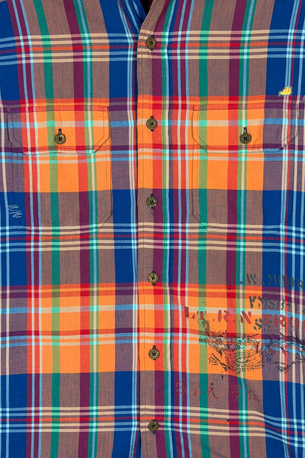 Polo Ralph Lauren SS11 PRL “Expedition” Madras Graphic Shirt - S (Custom Fit) Size US S / EU 44-46 / 1 - 4 Thumbnail