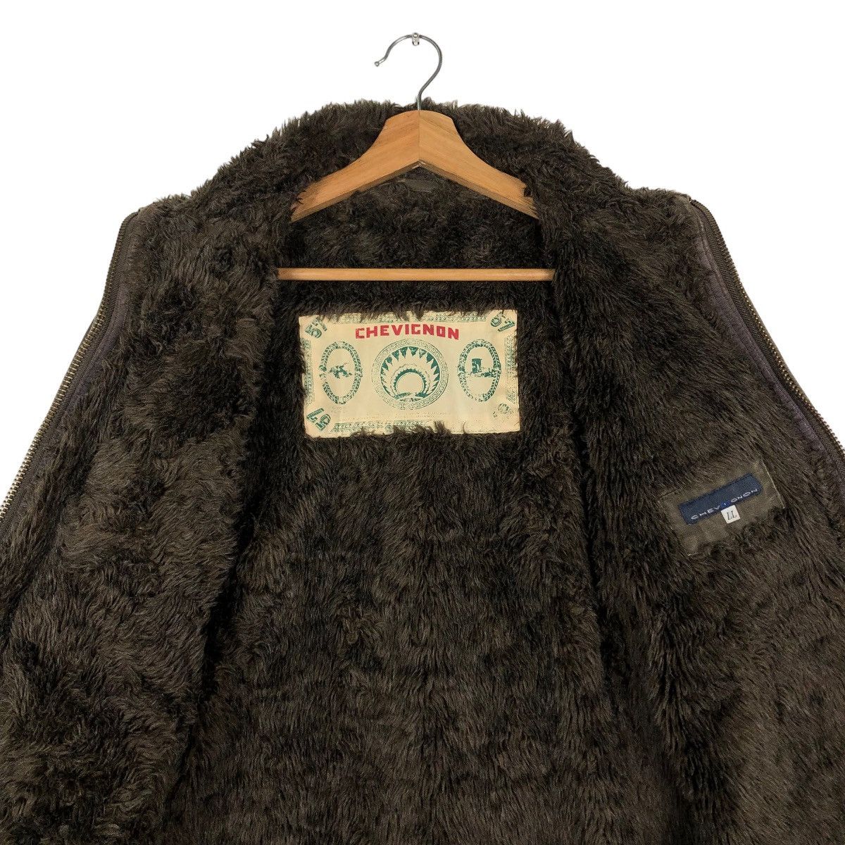 Japanese Brand 🔥Vintage Biker Jacket Military Design Cargo Chore Chevignon Size US L / EU 52-54 / 3 - 12 Thumbnail