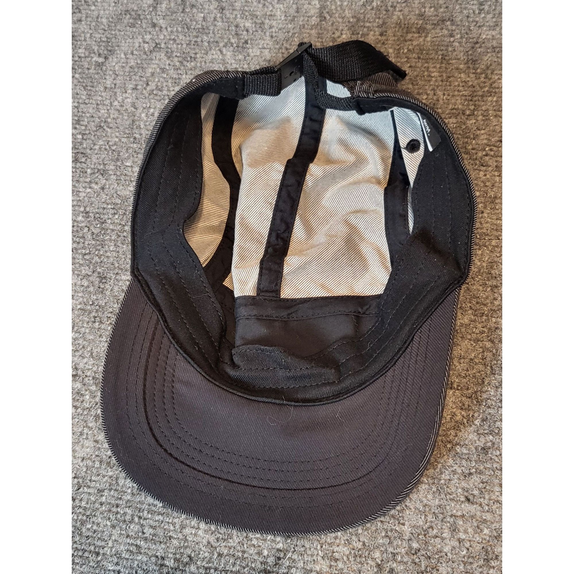 Nike Nike Dri-Fit AW84 5 Panel Hat Center Swoosh Gray Running Cro Size ONE SIZE - 7 Thumbnail