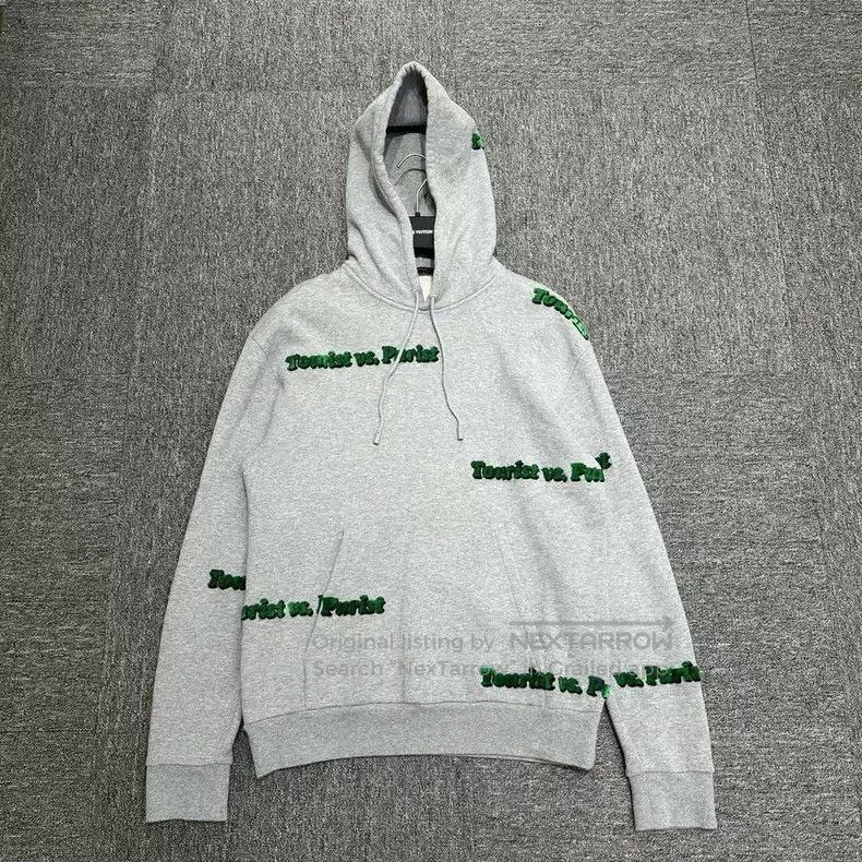 Louis Vuitton Louis Vuitton Green Flocked Barrage Hoodie Size US M / EU 48-50 / 2 - 1 Thumbnail