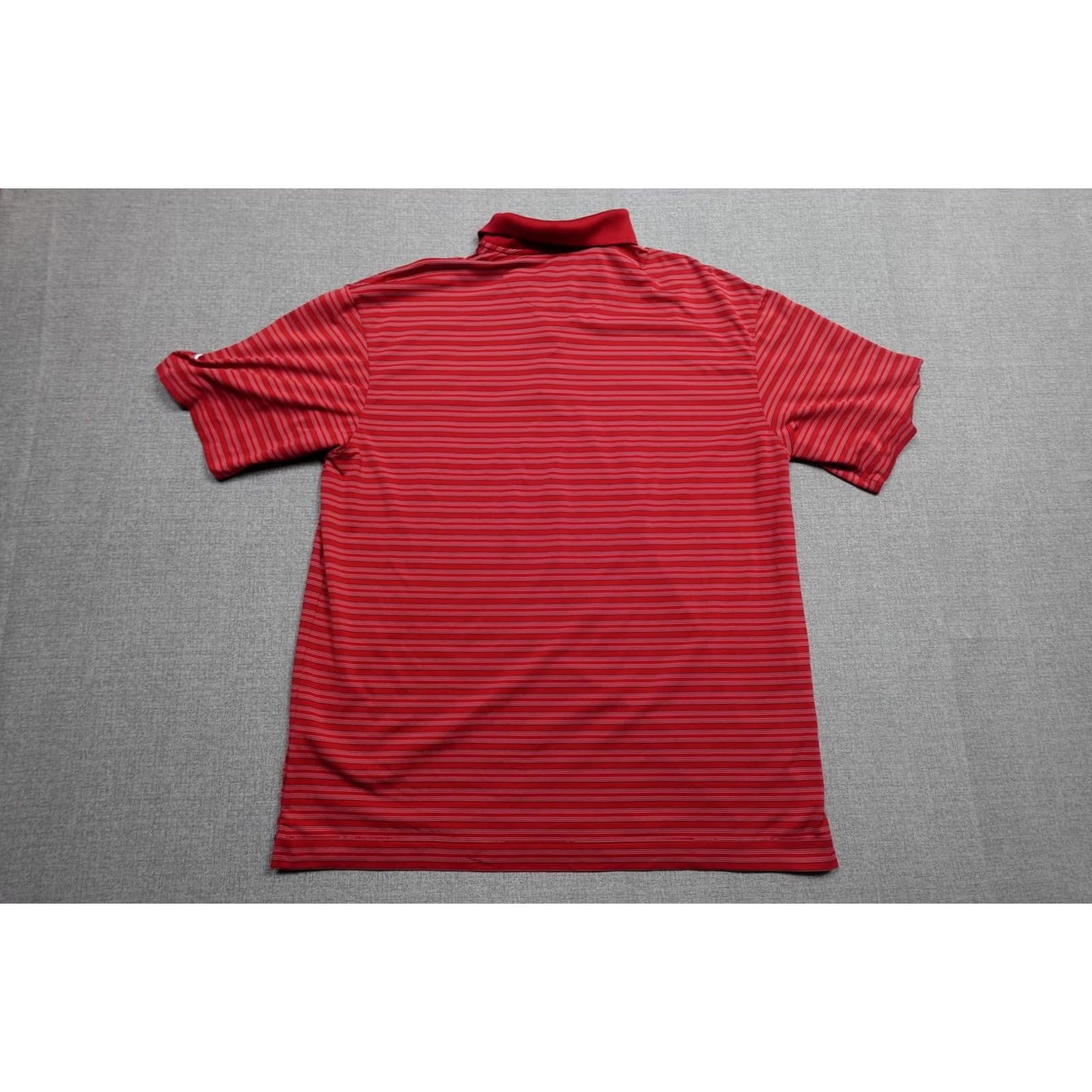 Nike Nike Golf Polo Mens XL Red Stripe FitDry Lightweight Performance Shirt Size US XL / EU 56 / 4 - 4 Thumbnail