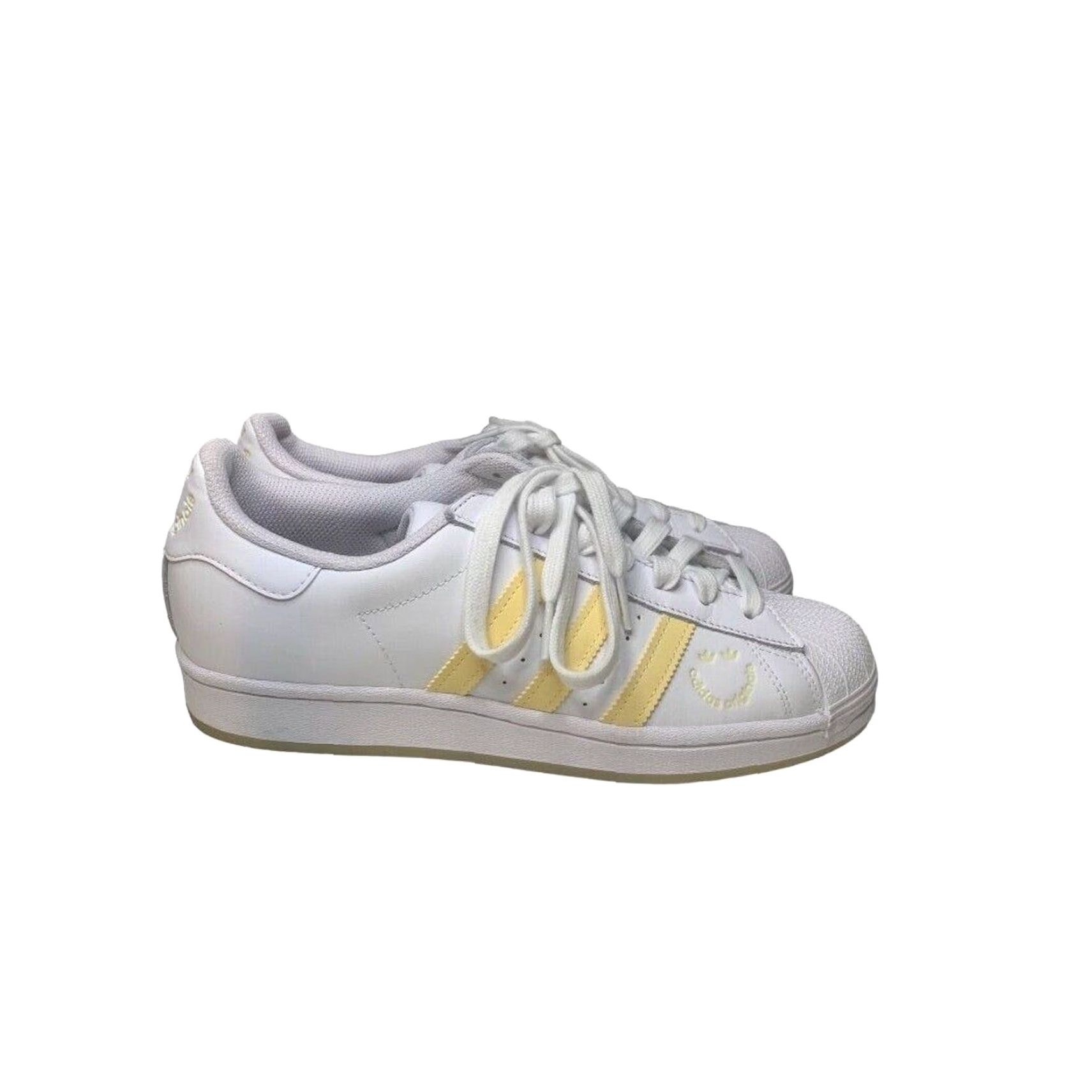Adidas adidas Original Superstar Sneakers Womens White Yellow GY2073 9.5 US Leather Lace Up Shoes Size US 10 / IT 40 - 2 Thumbnail