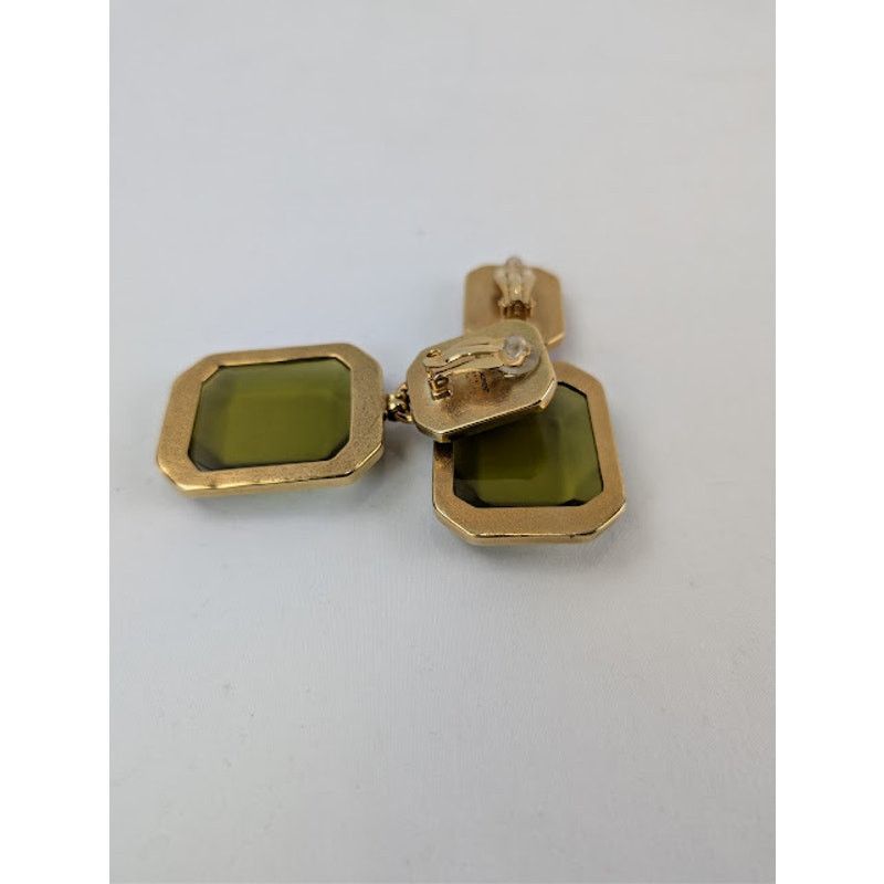 Saint Laurent Paris o1rshd1 Size: OS / Octagon Earring in Metal and Resin Multi Size ONE SIZE - 9 Thumbnail
