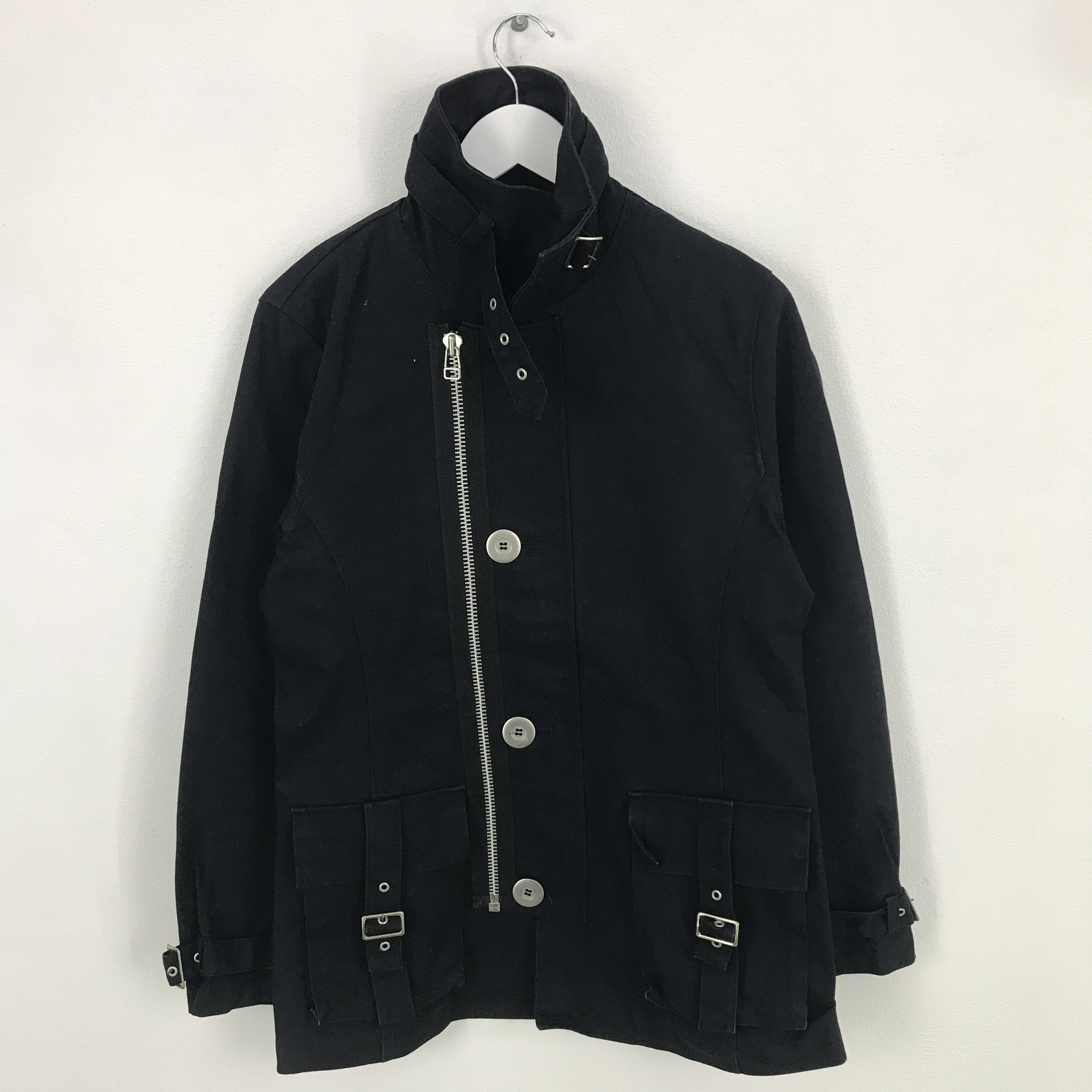 Japanese Brand × No Future 🔥Rare no future bondage black zipper jacket Size US M / EU 48-50 / 2 - 1 Thumbnail