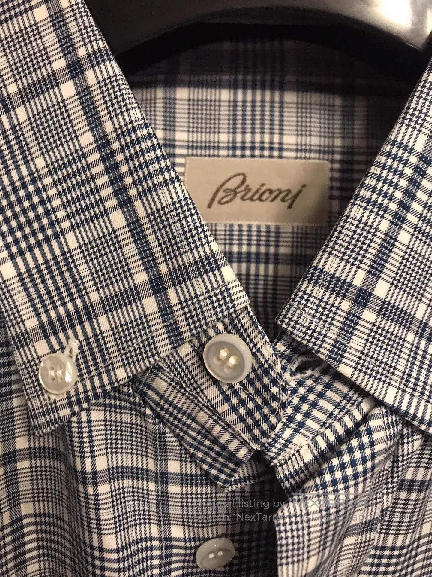 Brioni Multi Plaid Long Sleeve Button Up Shirt. Size US L / EU 52-54 / 3 - 3 Thumbnail