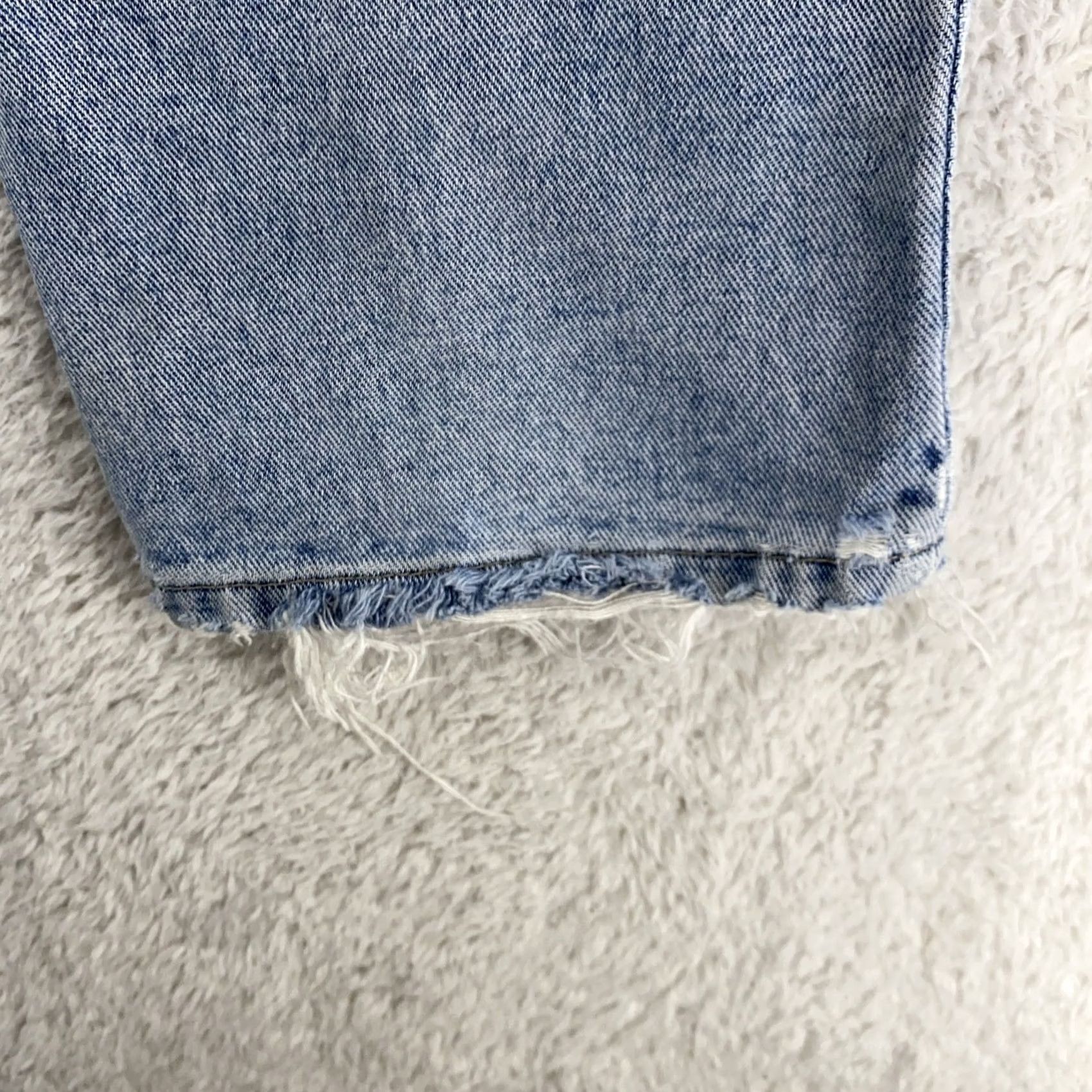 Guess VINTAGE Guess Jeans Mens 32x30 Distressed High Waist Tapered Denim 90s Blue Jeans Mens 90s Size US 32 / EU 48 - 7 Thumbnail