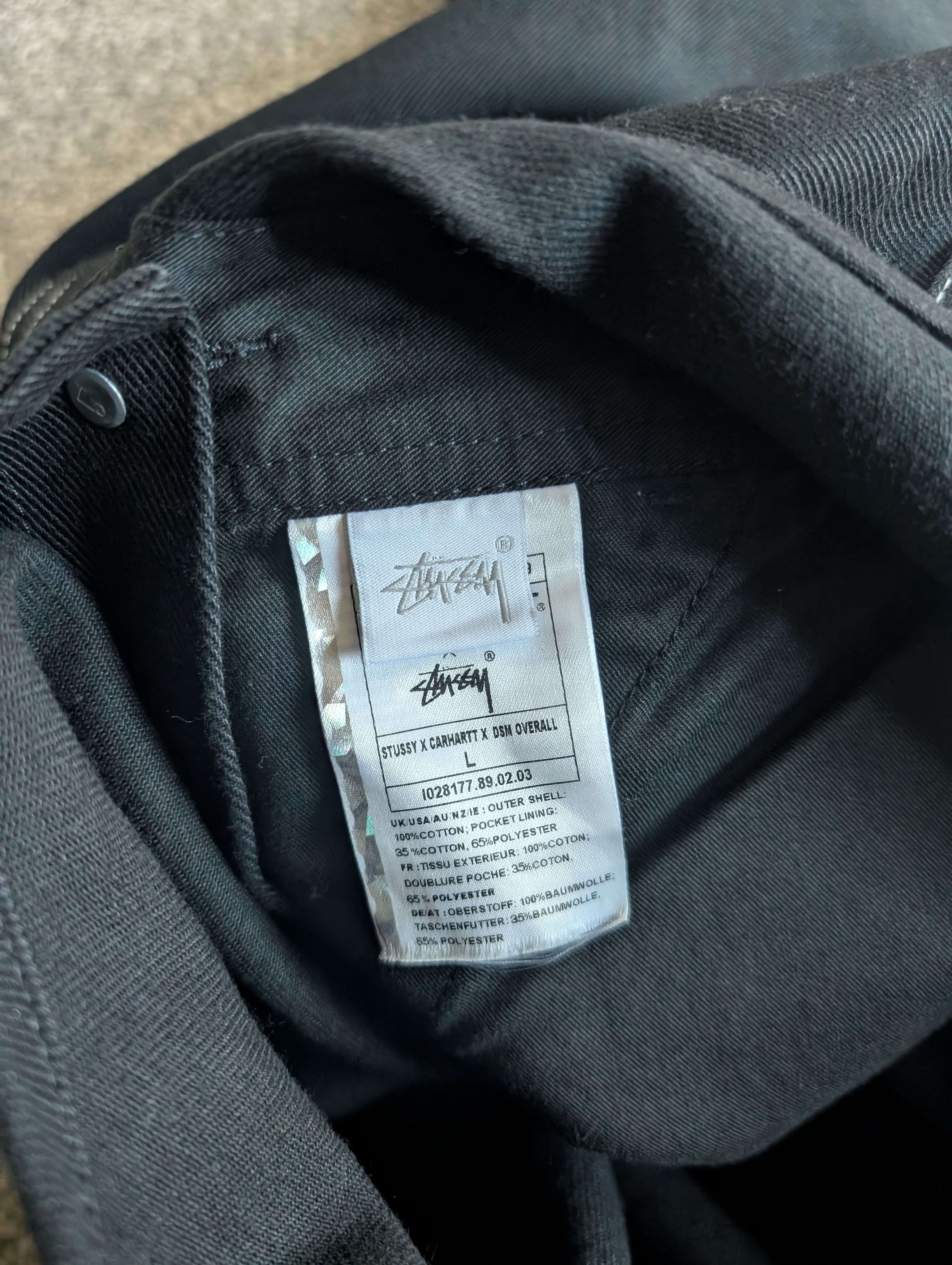 Carhartt × Dover Street Market × Stussy Carhartt x Stussy x DSM overalls Size US 34 / EU 50 - 7 Thumbnail