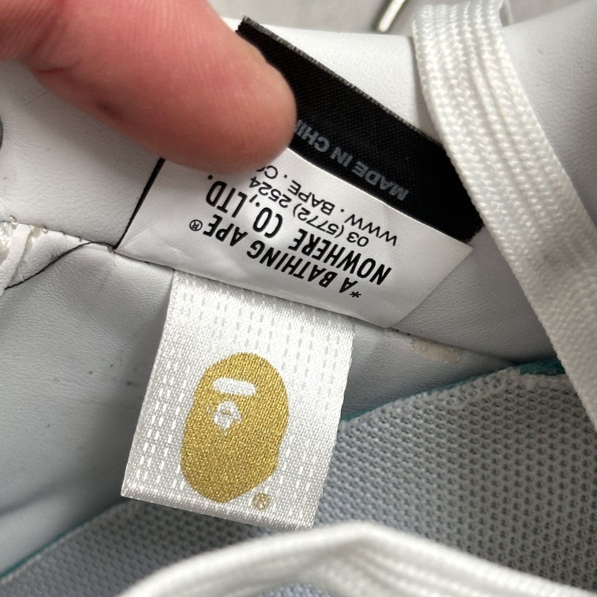 Bape Bape Sta A Bathing Ape White Sneakers Shoes Nigo Size US 6.5 / IT 36.5 - 16 Thumbnail