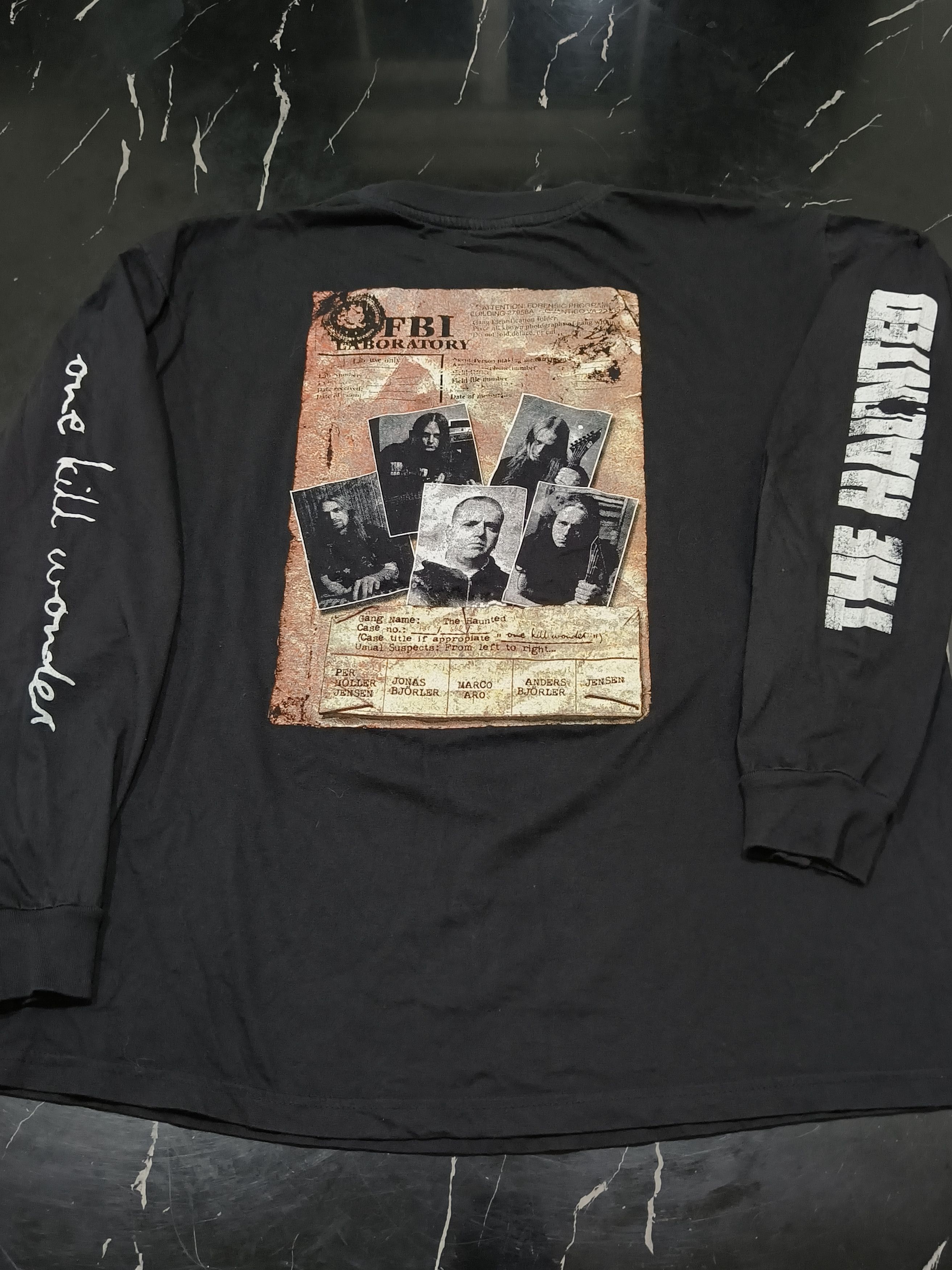 Band Tees Vintage The haunted (One kill wonder) Ls shirt Size US XL / EU 56 / 4 - 3 Thumbnail