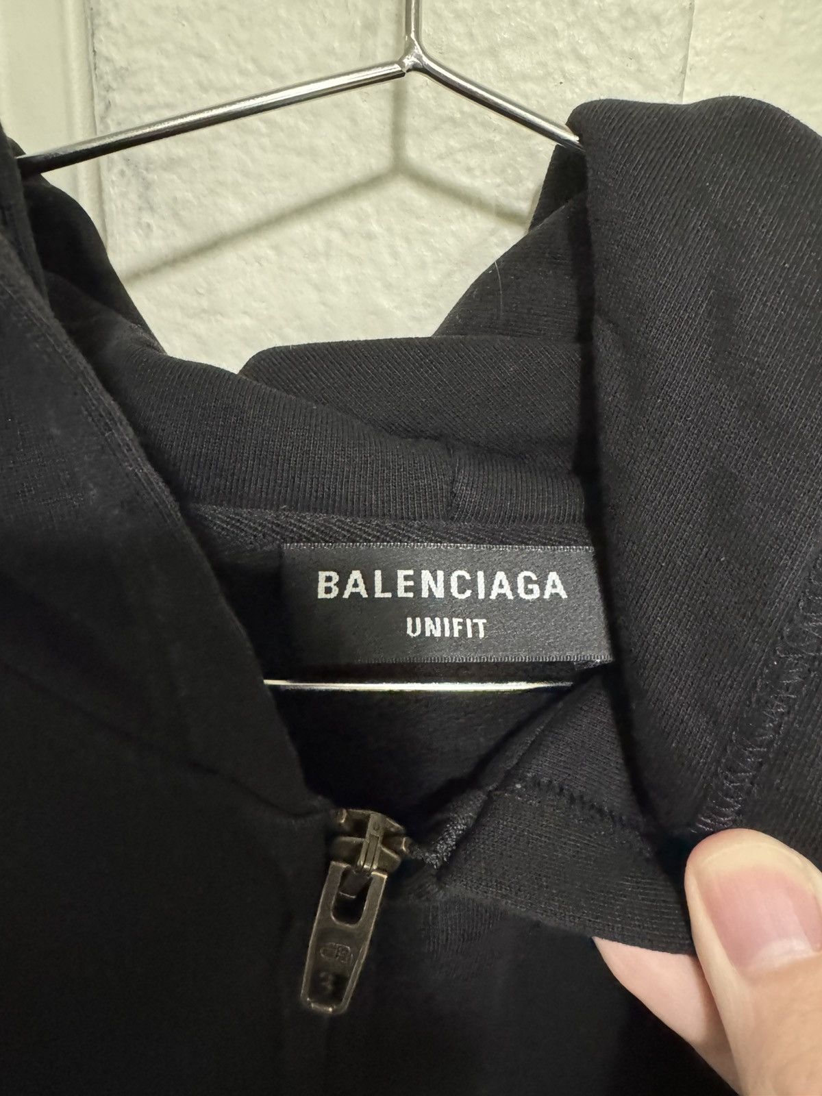 Balenciaga Balenciaga Tab Zip Up Hoodie Cropped Size US M / EU 48-50 / 2 - 2 Thumbnail