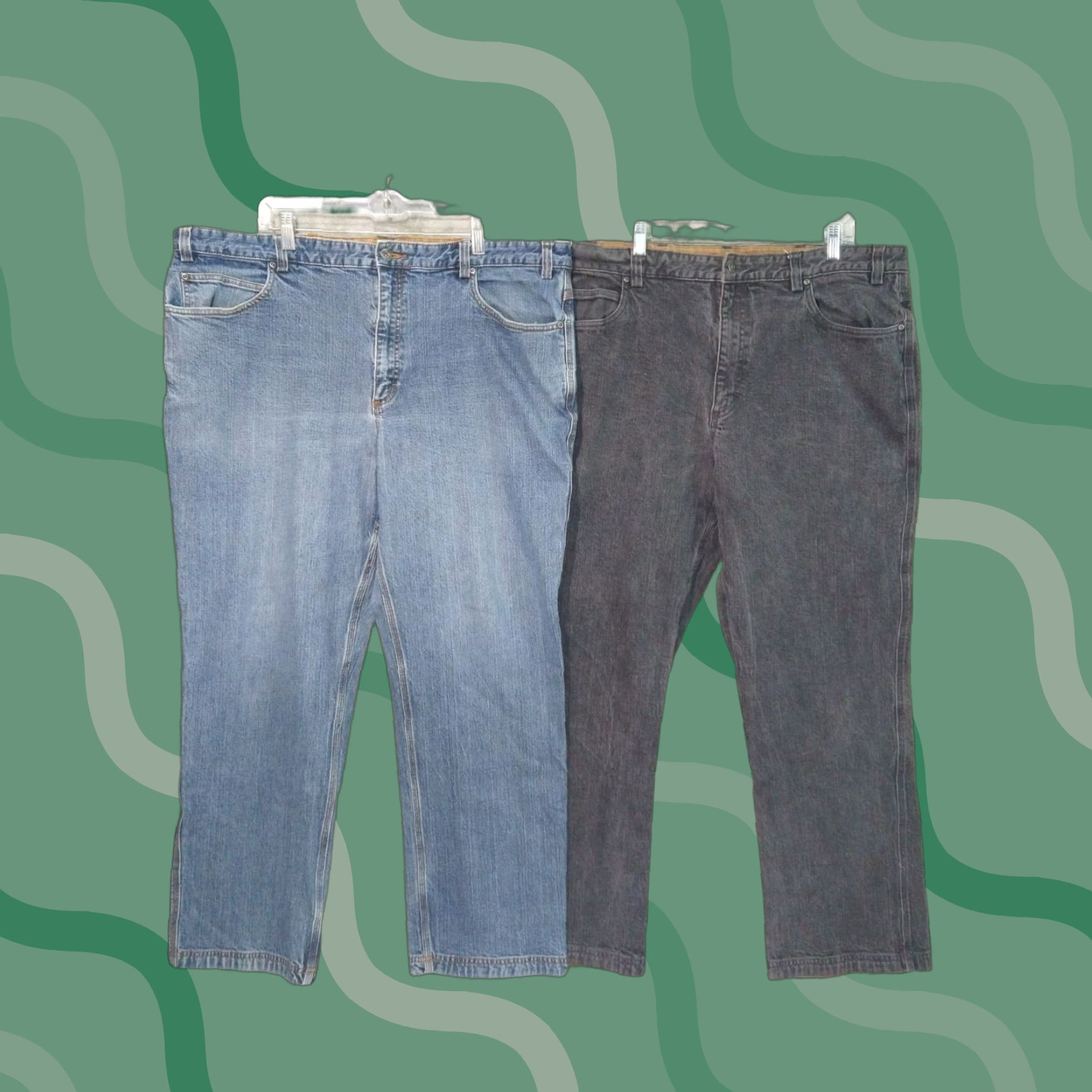 Duluth Trading Company Duluth Trading Co. Jeans Mens 44x32 Denim Flex High Rise Stretch Lot of 2 Size US 44 / EU 60 - 1 Thumbnail