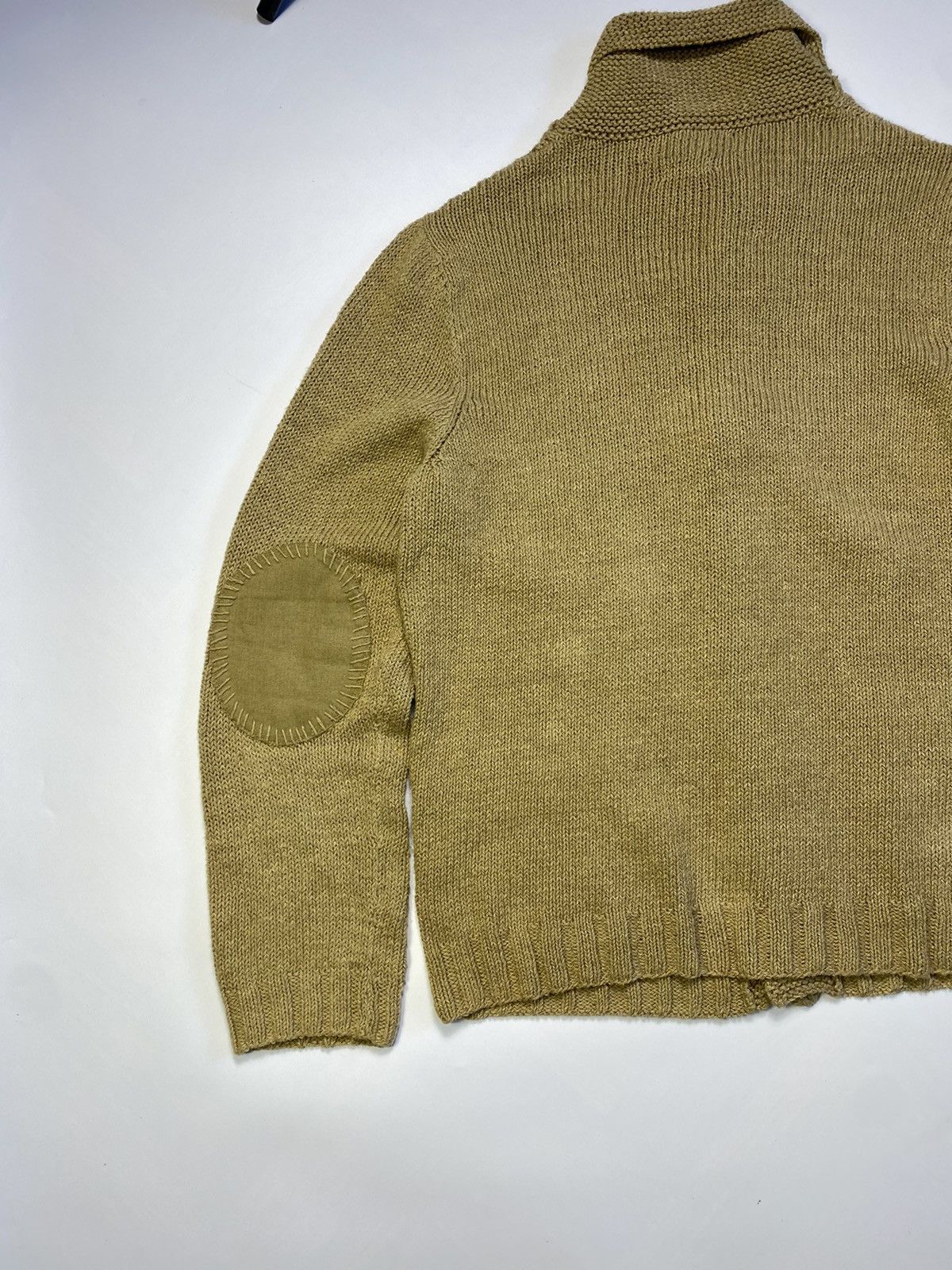 Ralph Lauren RARE! Polo Ralph Lauren Linen Shawl Cable Knit Cardigan Size US M / EU 48-50 / 2 - 16 Thumbnail