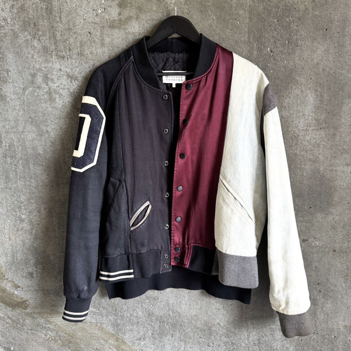 Maison Margiela Mason Margiela SS14 Hybrid Artisanal Runway Varsity Size US M / EU 48-50 / 2 - 1 Thumbnail