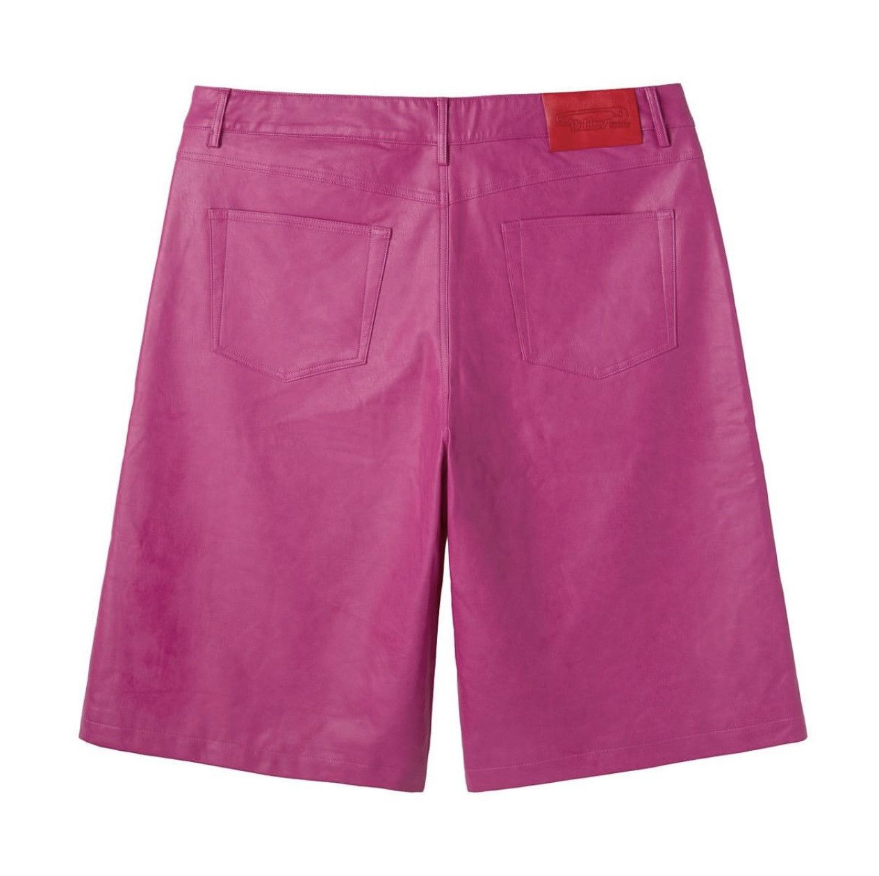 Hidden Season Pink Leather Shorts