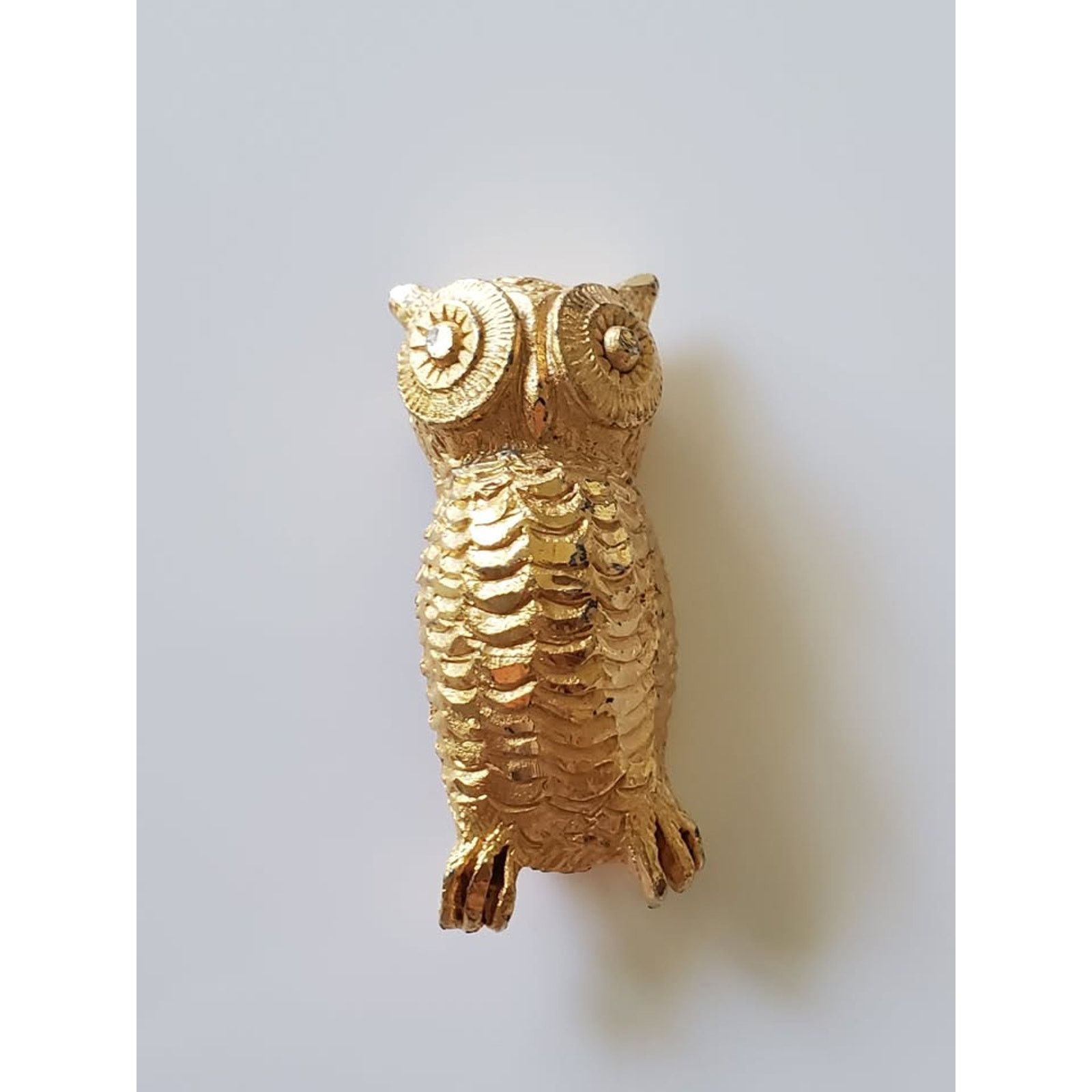 Other Vintage Gold-tone Owl Brooch Size ONE SIZE - 3 Thumbnail