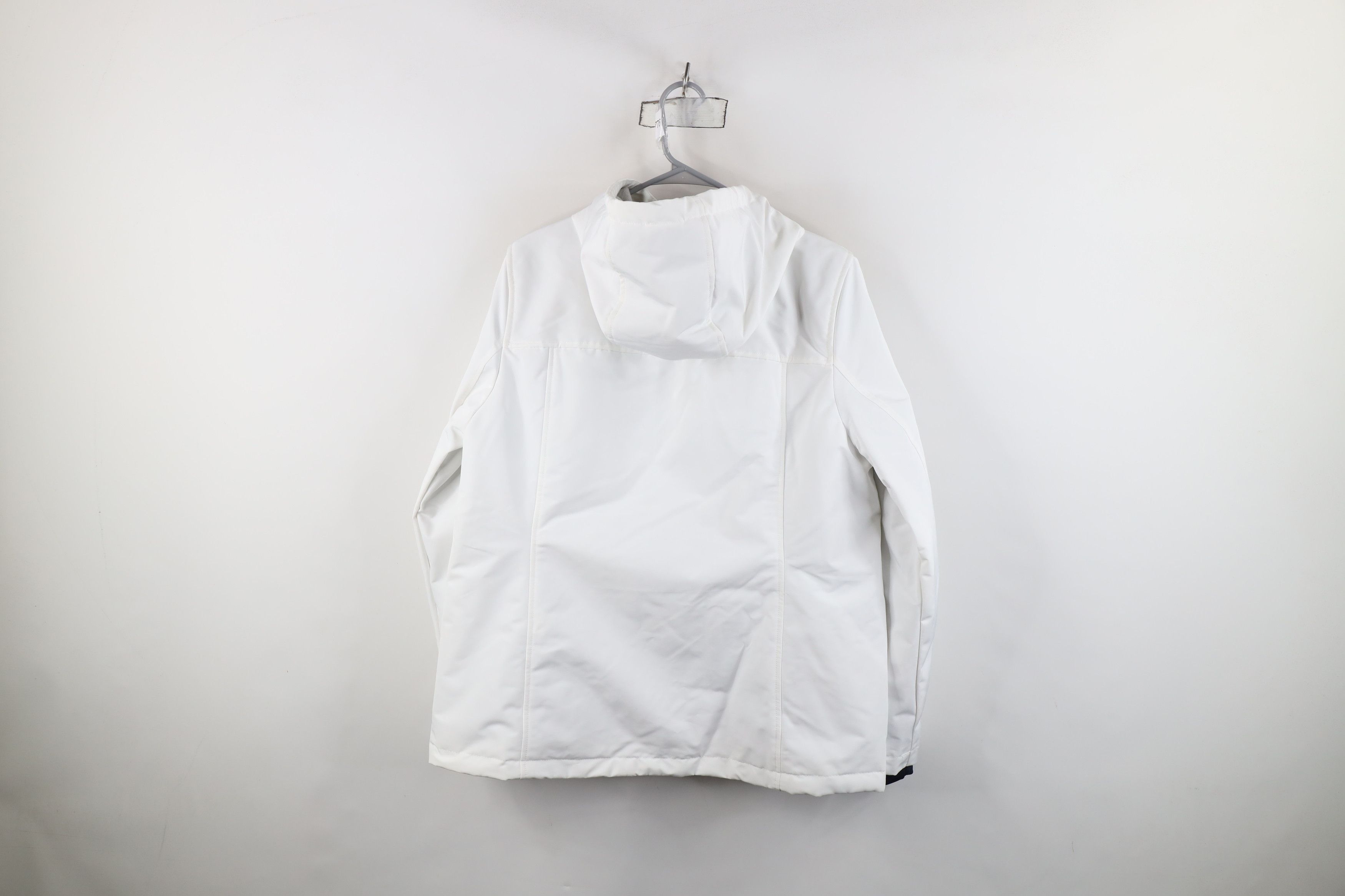 Tommy Hilfiger New Tommy Hilfiger Fleece Lined Full Zip Hooded Jacket White Size L / US 10 / IT 46 - 13 Thumbnail
