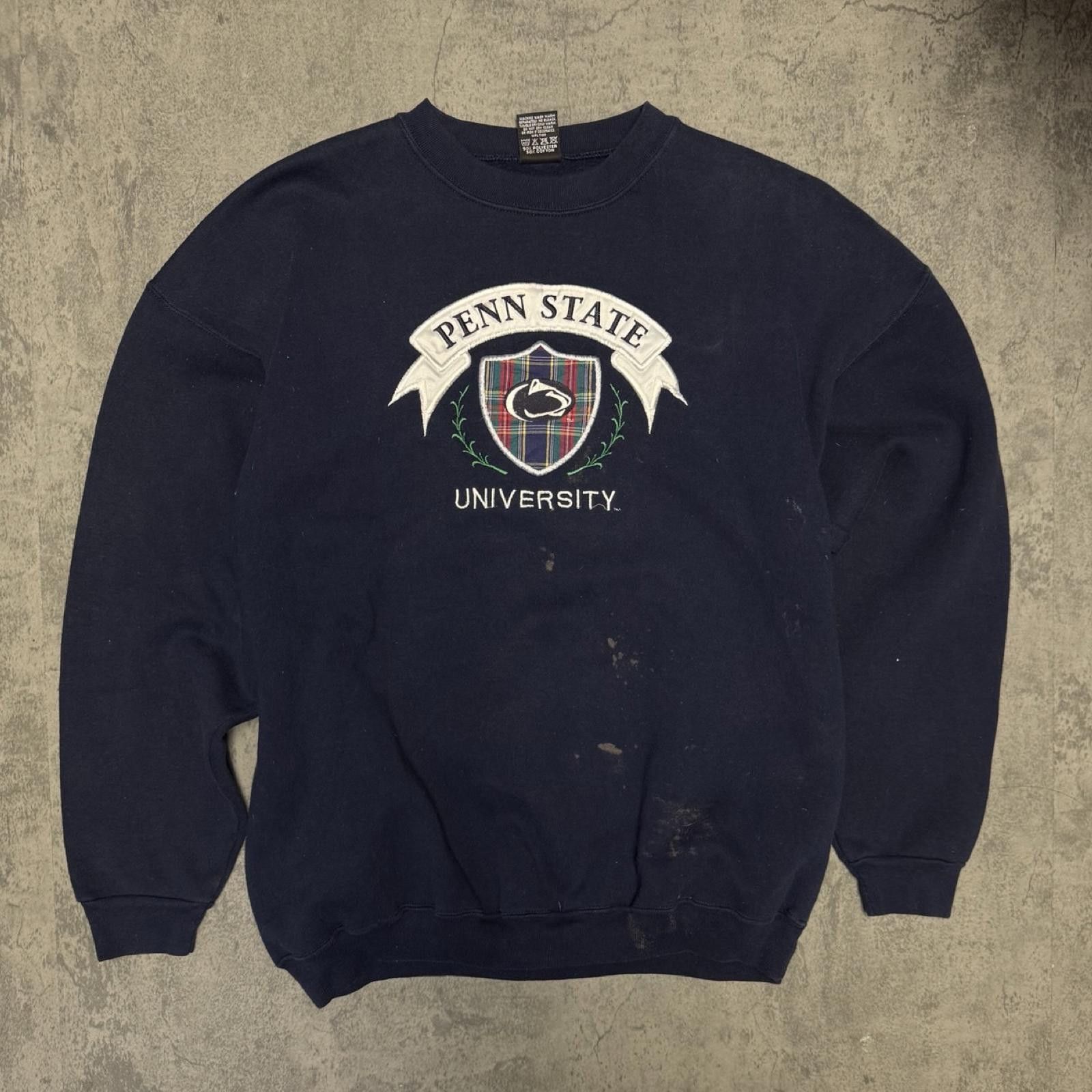 Designer 90s Penn State Crewneck -- XL -- Size US XL / EU 56 / 4 - 1 Thumbnail