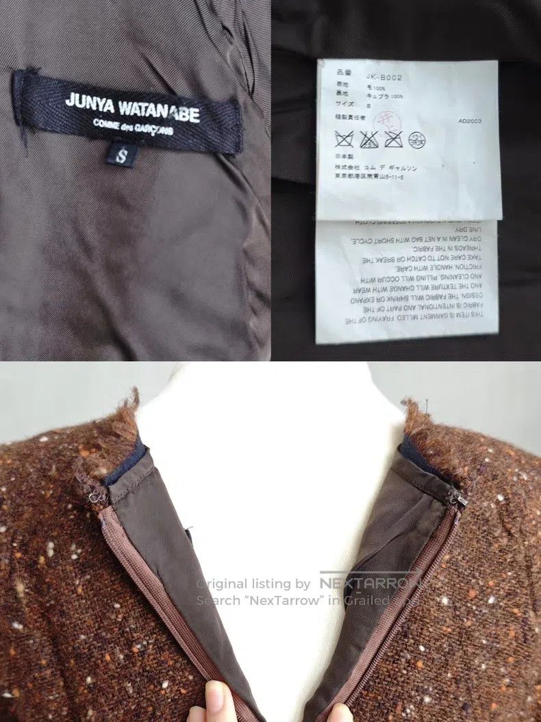 Junya Watanabe Junya Watanabe Woolen bow mid-sleeve top Size S / US 4 / IT 40 - 9 Thumbnail