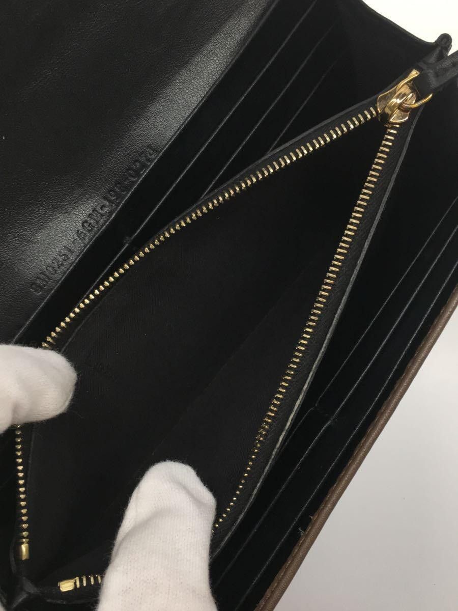 Fendi Fendi Leather Long Wallet Brown Size ONE SIZE - 5 Thumbnail