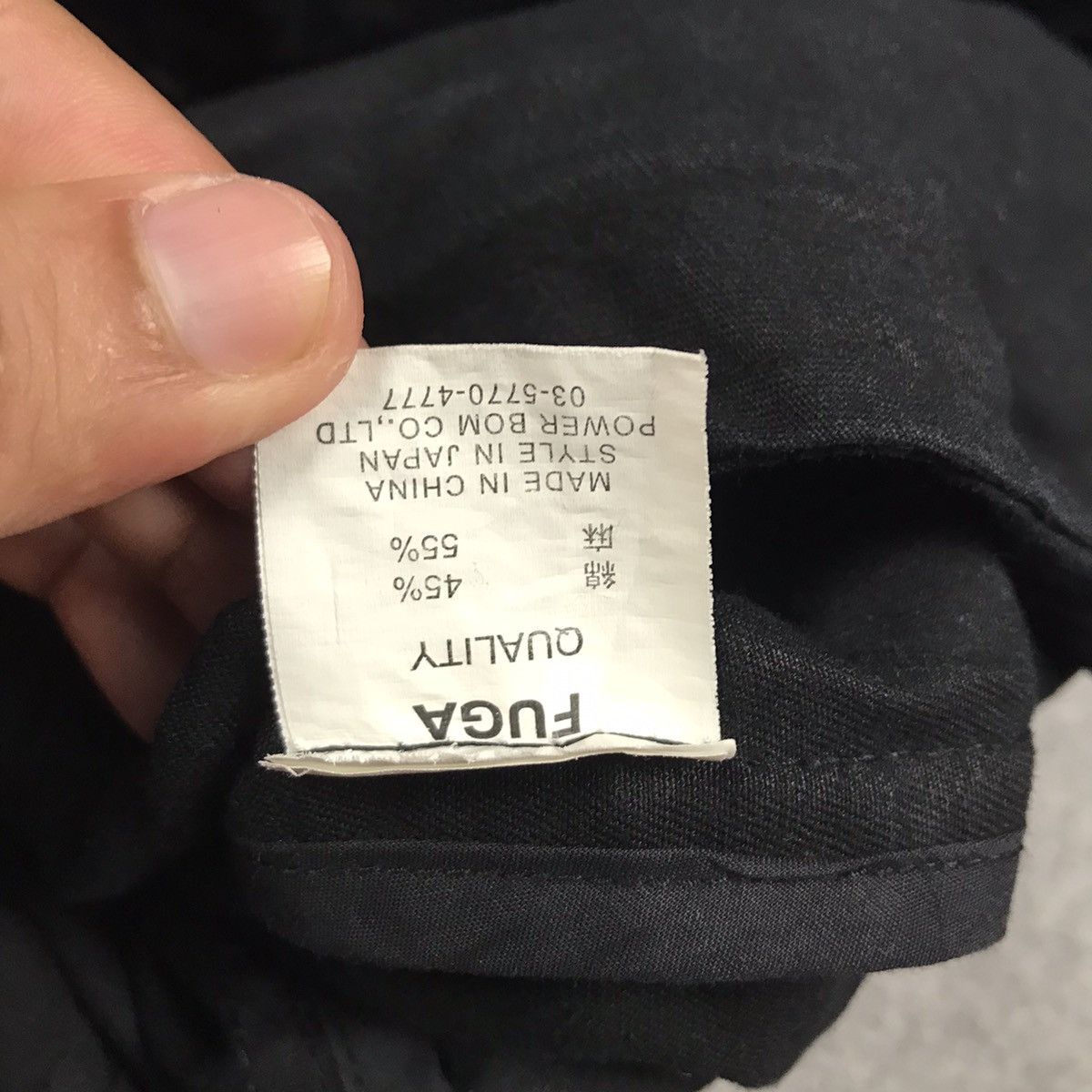 GOSTAR DE FUGA FUGA JAPAN DOUBLE ZIPPER PUNK SUPER BLACK JACKET Size US S / EU 44-46 / 1 - 11 Thumbnail