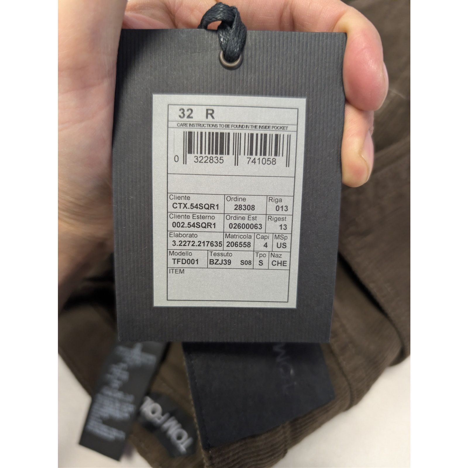 Tom Ford o1rshd1 Slim Fit Denim Jeans in Charcoal Size US 32 / EU 48 - 22 Thumbnail
