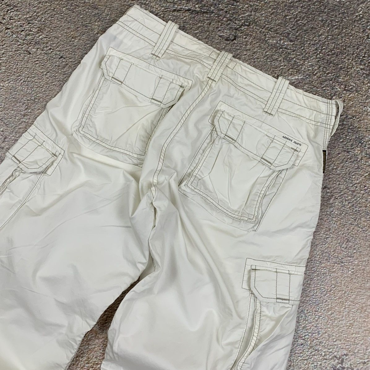 Armani 90s Cargo Multi-pocket Pants Armani Jeans Size US 30 / EU 46 - 4 Thumbnail