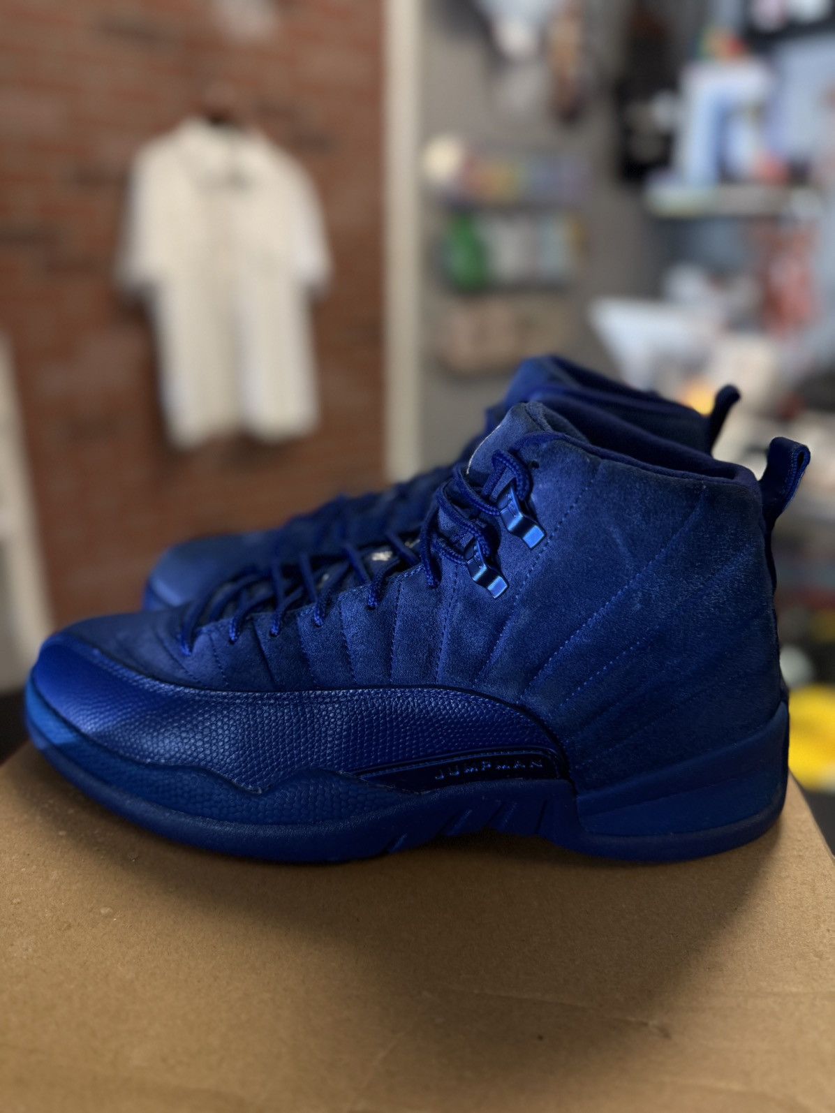 Jordan Brand × Nike Jordan 12 Deep Royal Blue 2016 Size 10.5 🧼 W/ BOX Size US 10.5 / EU 43-44 - 5 Thumbnail