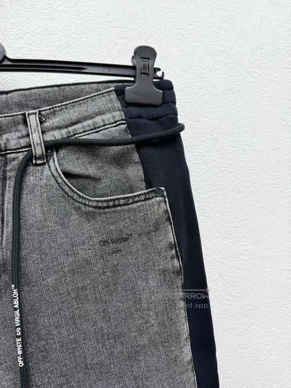 Off-White Off-White Gray Denim Casual Pants for Men . Size US 27 - 3 Thumbnail