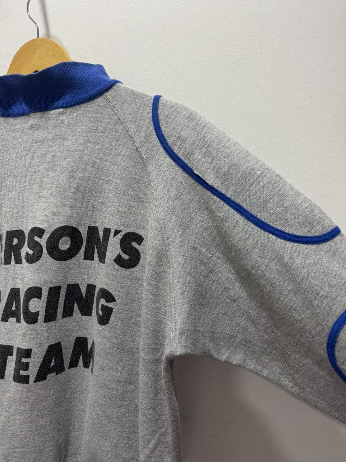 PERSON'S VINTAGE PERSON’S RACING TEAM HALF ZIP SWEATER Size US S / EU 44-46 / 1 - 7 Thumbnail
