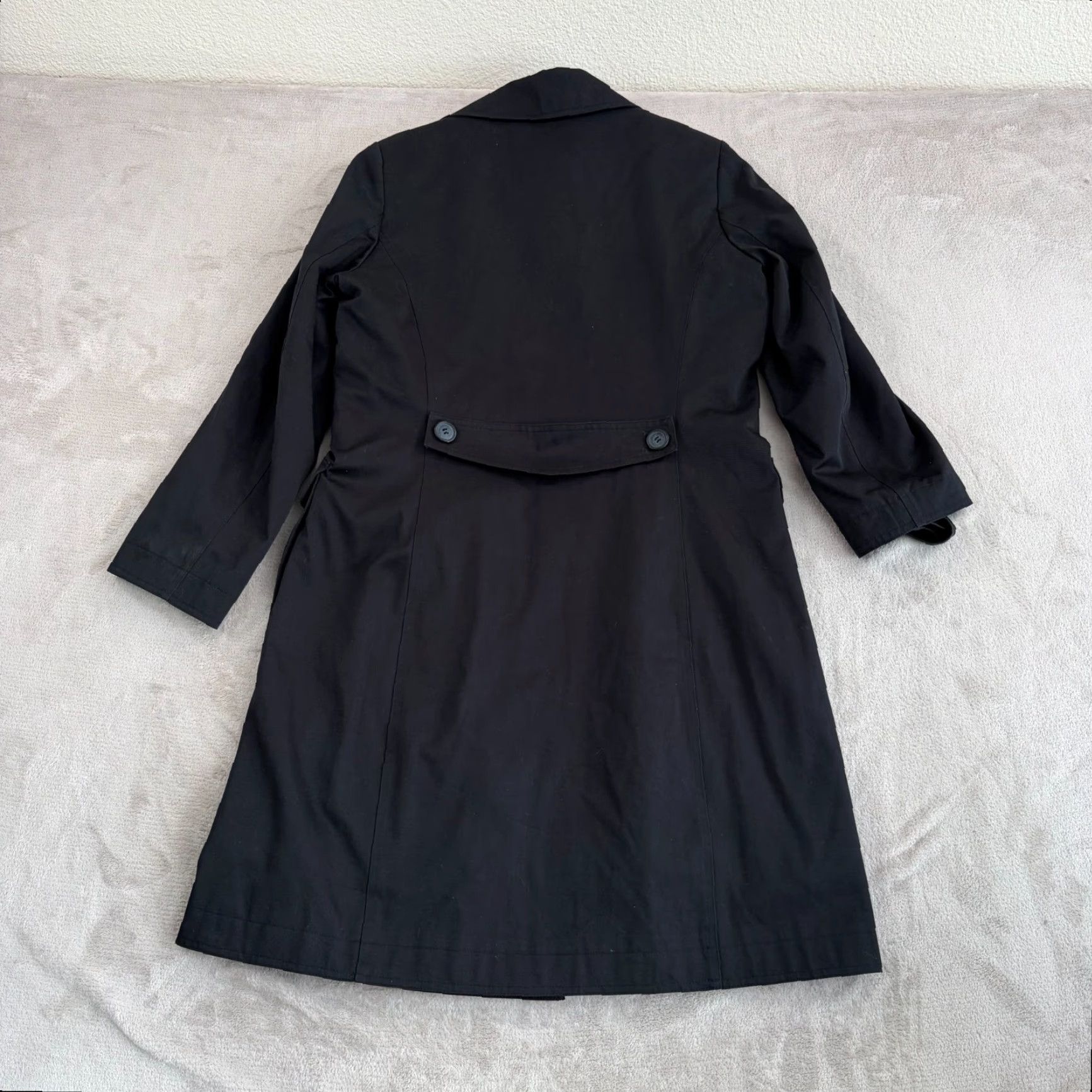 Pendleton VINTAGE Pendleton Double Breasted Long Trench Coat Black Women 8 Removal Liner Size M / US 6-8 / IT 42-44 - 6 Thumbnail