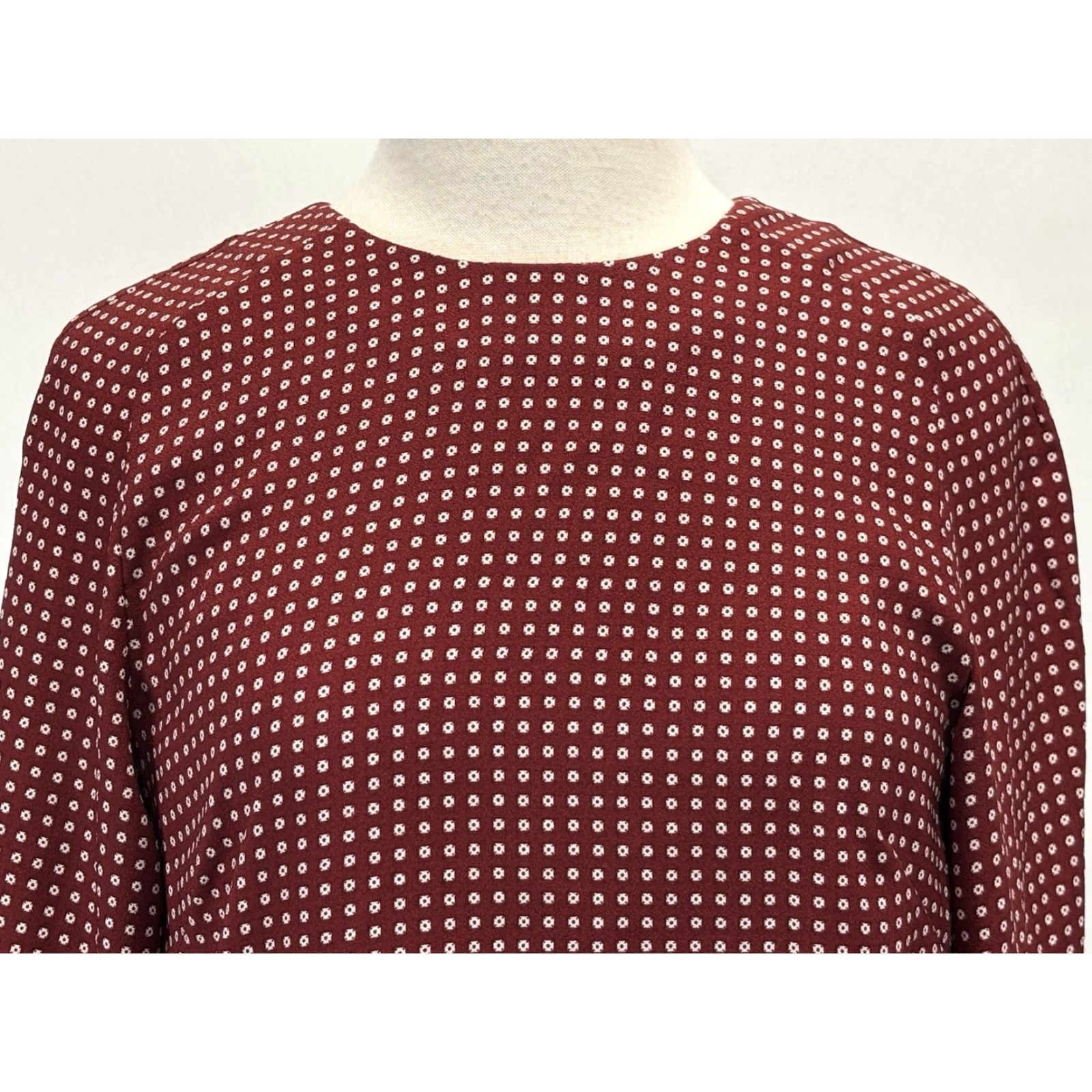 M.M.LaFleur M.M. Lafleur Shift Dress Red XS 3/4 Sleeves Pockets Career Sz Xsmall Size XS / US 0-2 / IT 36-38 - 5 Thumbnail