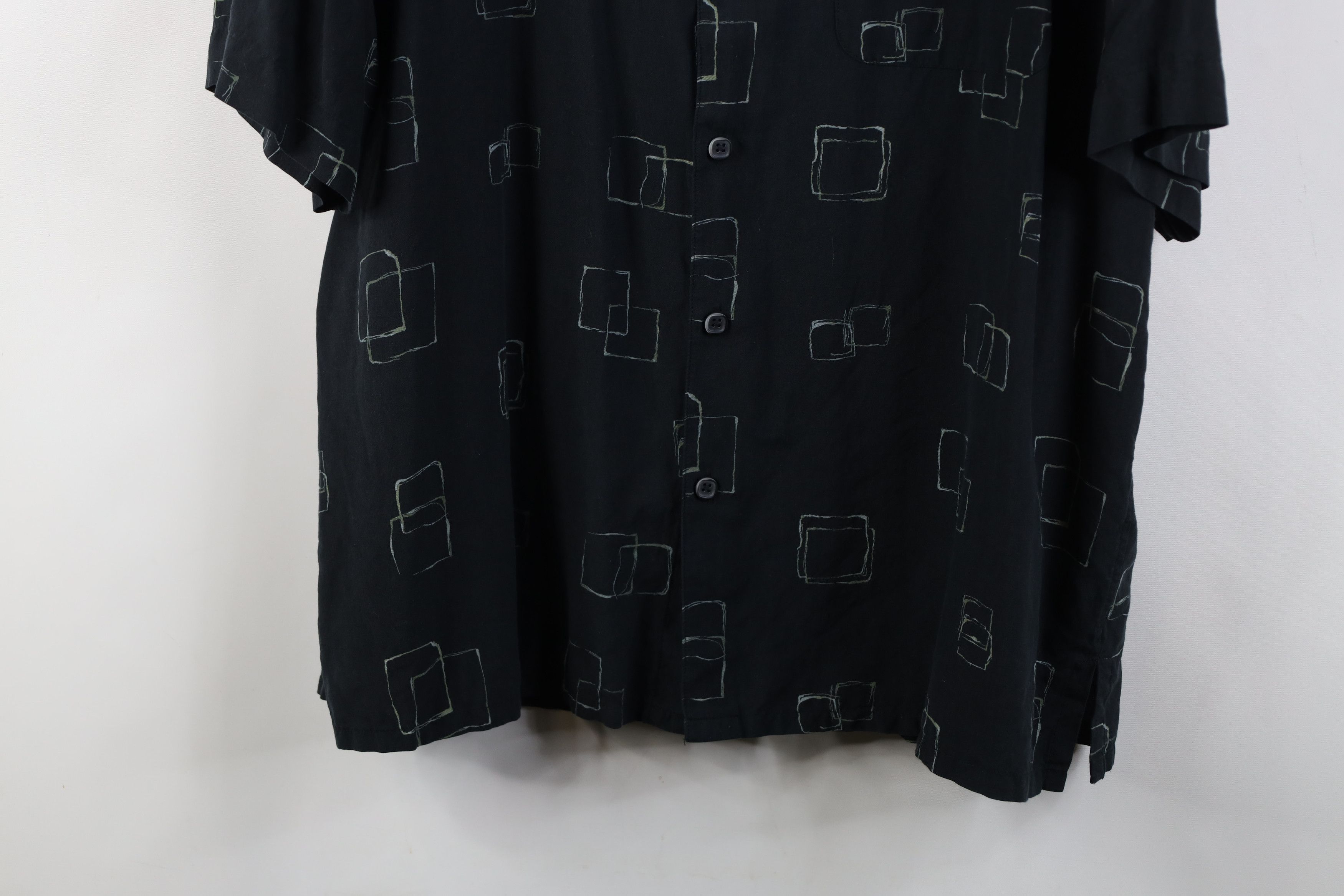 Vintage Vintage 90s Y2K Streetwear Silk Short Sleeve Button Shirt Size US XL / EU 56 / 4 - 3 Thumbnail