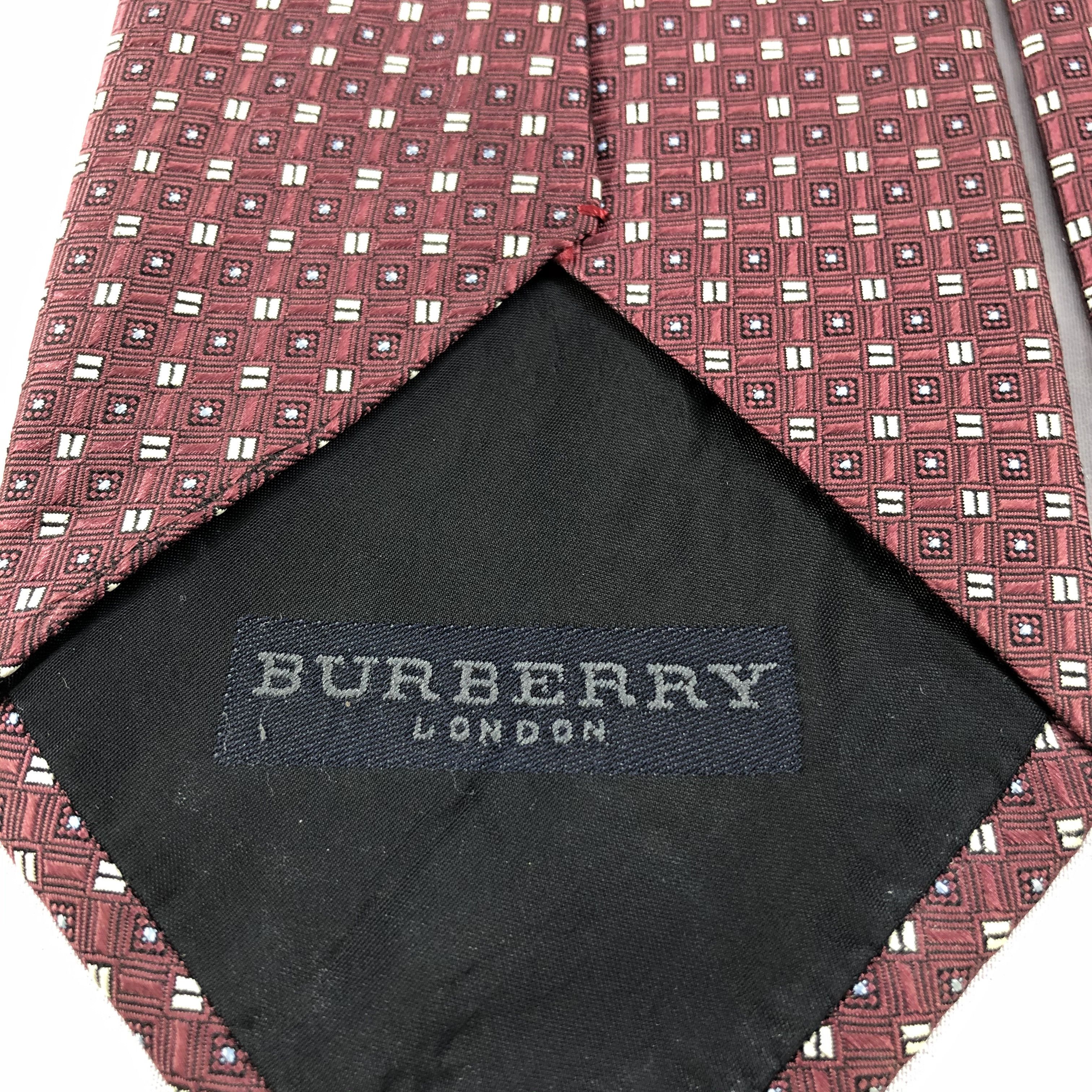 Burberry × Vintage Burberry Silk Neck Ties T84 Size ONE SIZE - 4 Thumbnail